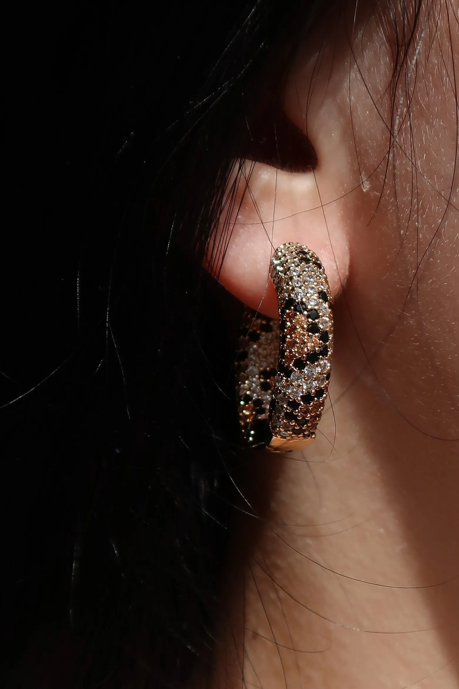 Femme Fatale Rebel Leopard 316L Stainless Steel Earrings sold by KC Chic Designs product image thumbnail 2