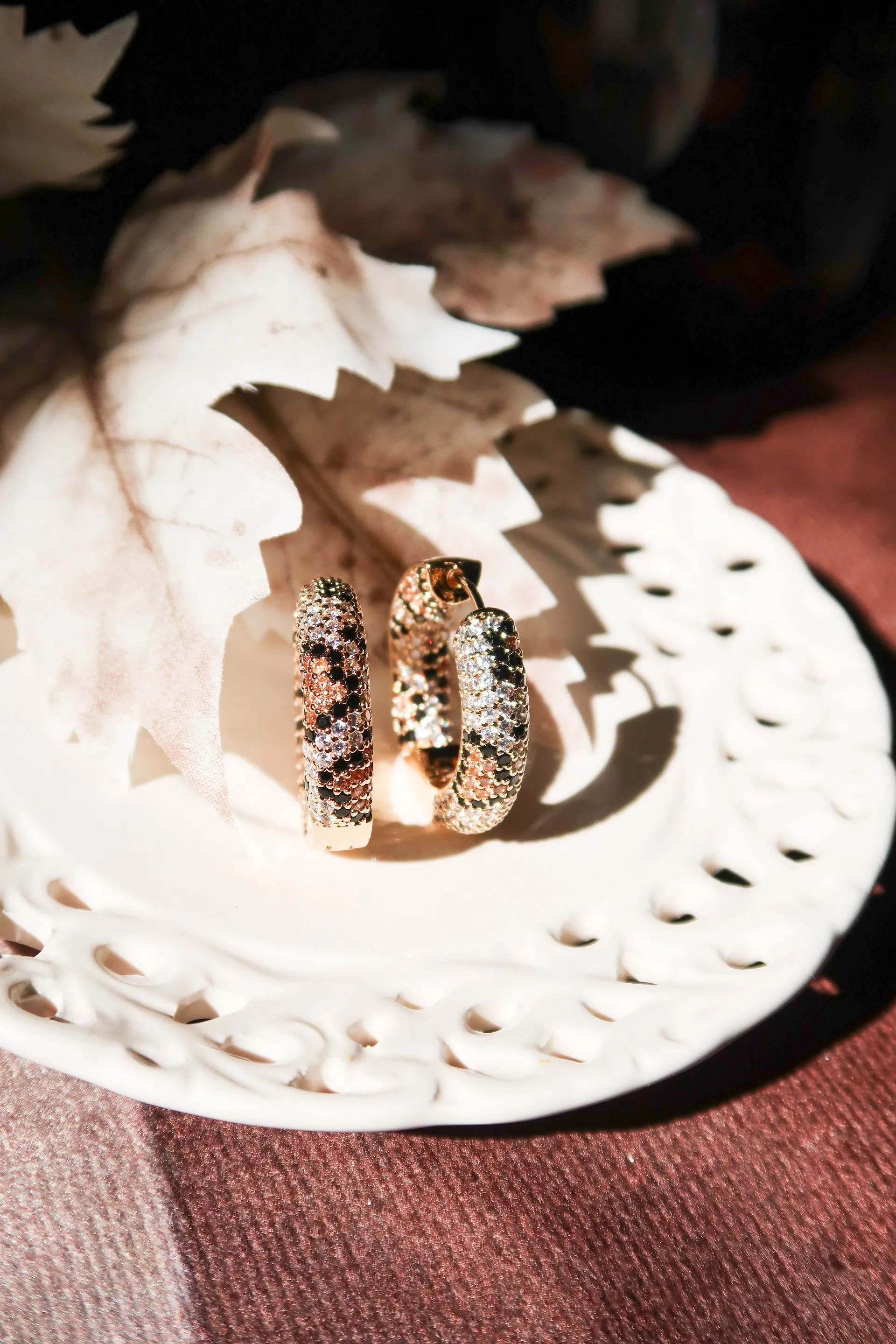 Femme Fatale Rebel Leopard 316L Stainless Steel Earrings sold by KC Chic Designs product image thumbnail 3