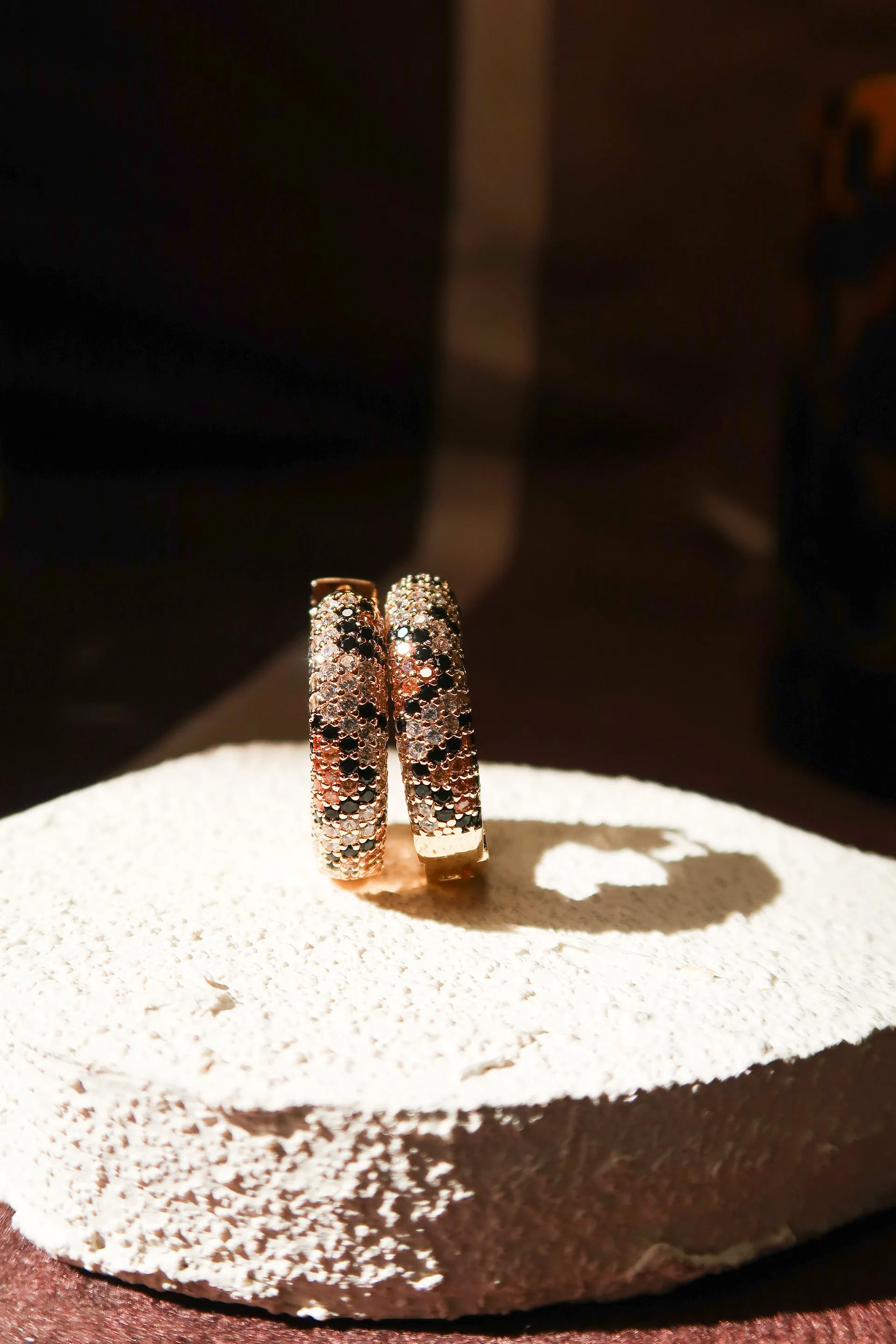 Femme Fatale Rebel Leopard 316L Stainless Steel Earrings sold by KC Chic Designs