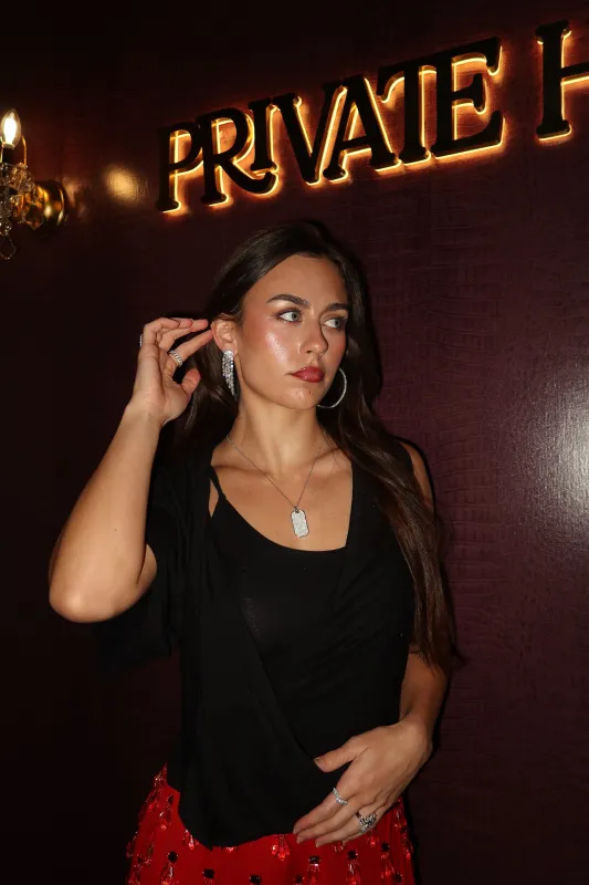 Crush.925 Sterling Silver Moissanite Necklace with FREE MAGNET sold by KC Chic Designs