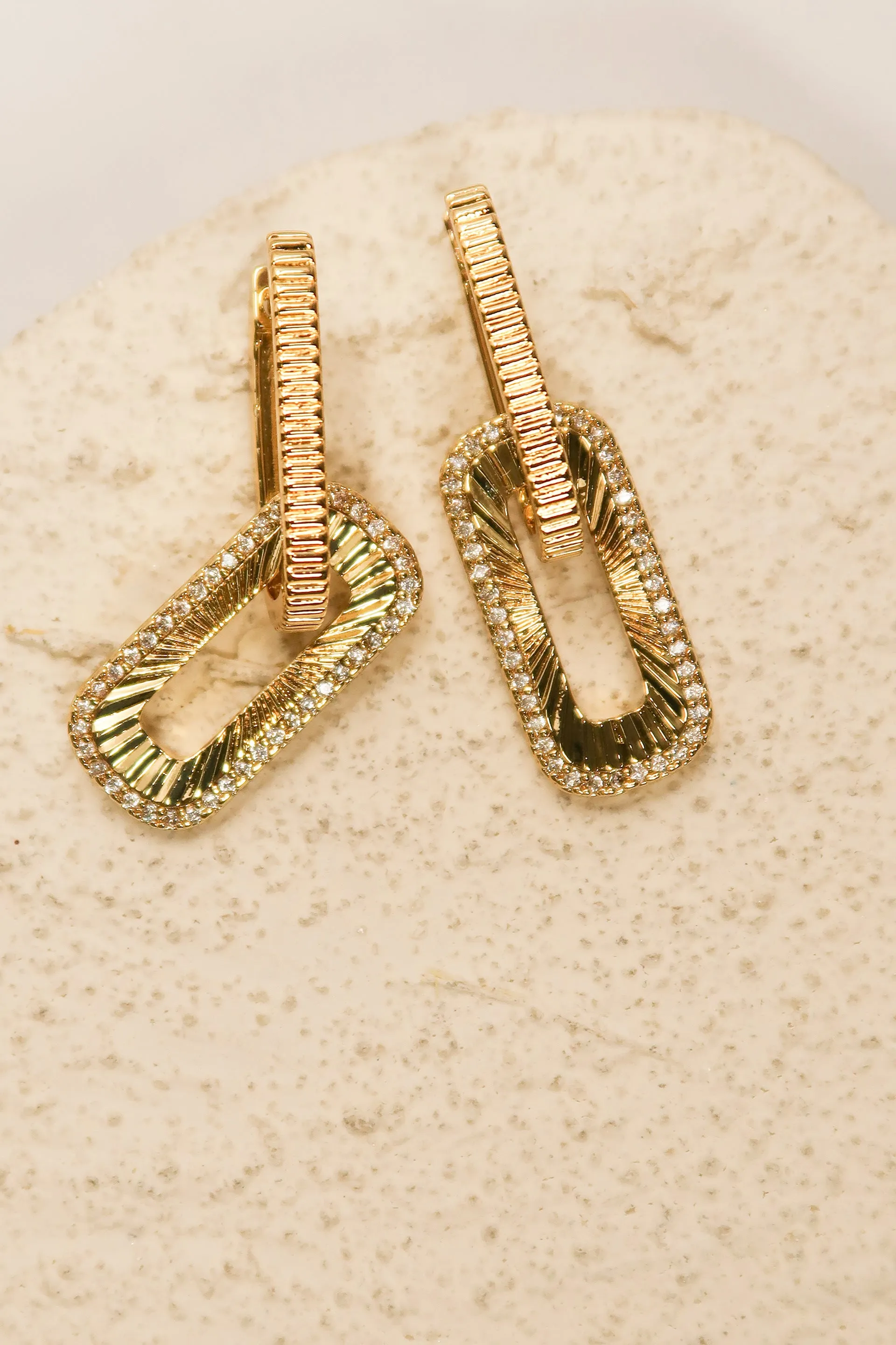 Link Luxe 316L Stainless Steel Earrings sold by KC Chic Designs product image thumbnail 4