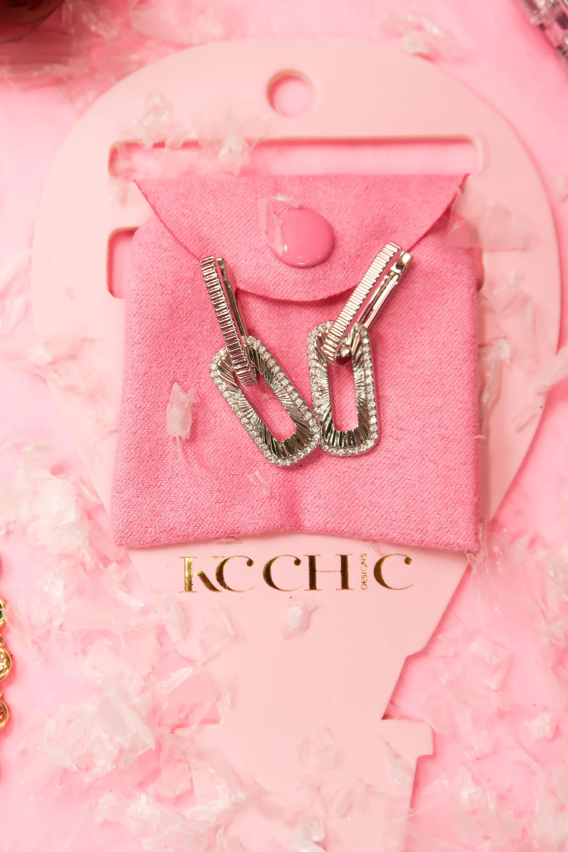 Link Luxe 316L Stainless Steel Earrings sold by KC Chic Designs product image thumbnail 2