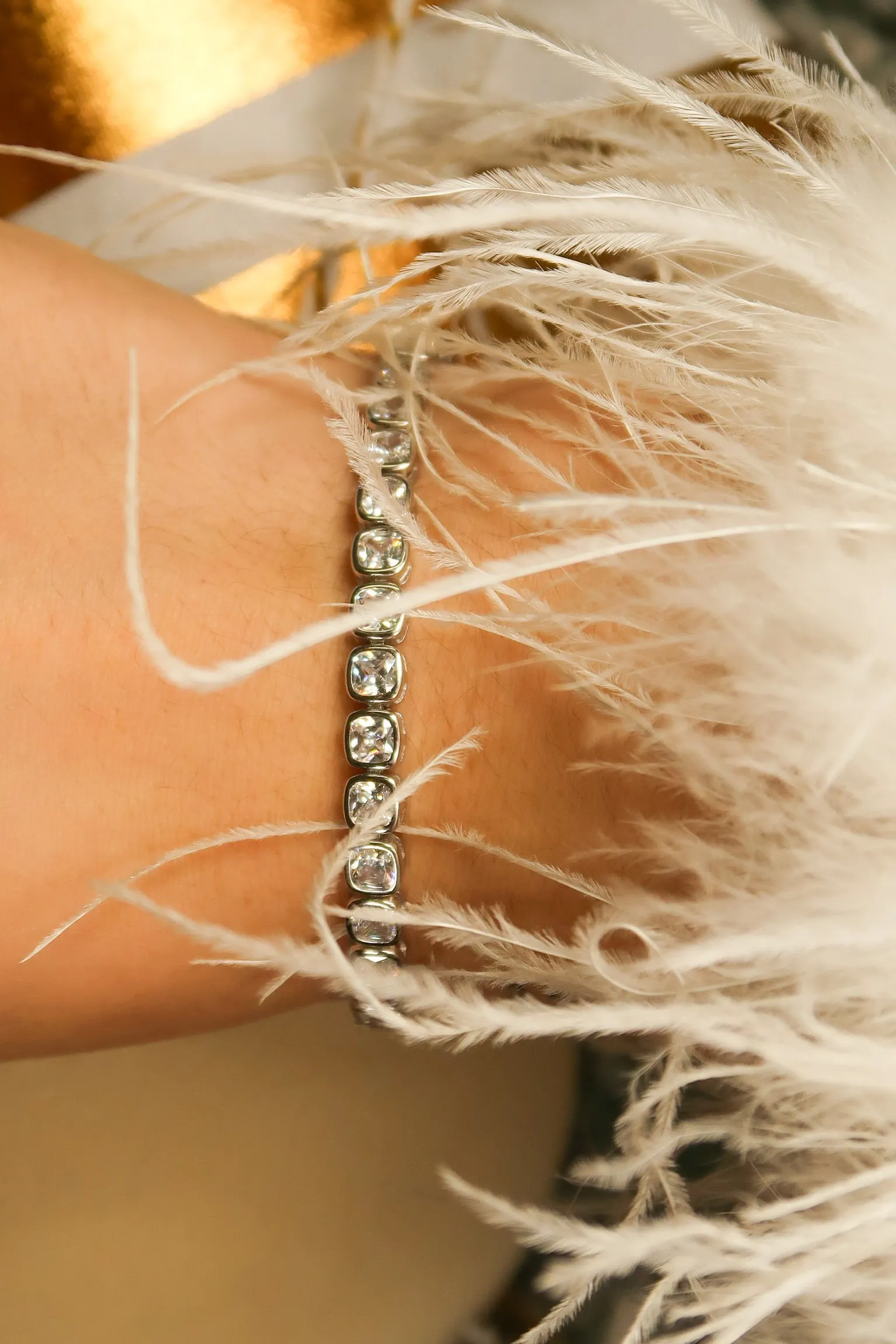 The Legacy .925 Sterling Silver Bezel Tennis Bracelet sold by KC Chic Designs product image thumbnail 5