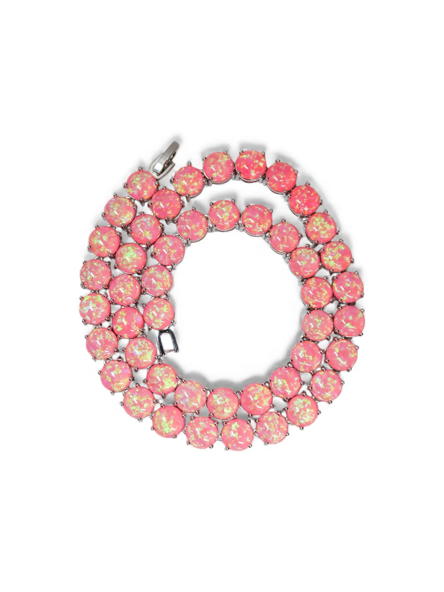 Barbie Doll Pink Natural Opal Necklace sold by KC Chic Designs