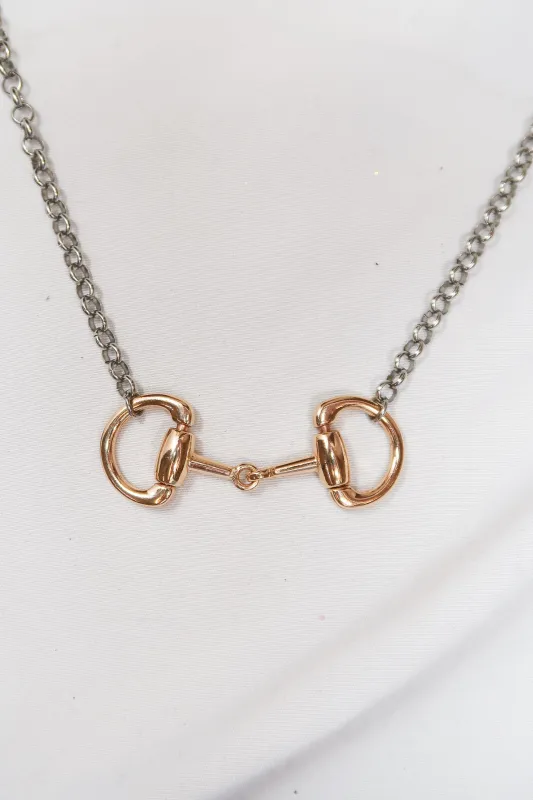 Destined Horse Bit 316L Stainless Steel Necklace made by KC Chic Designs