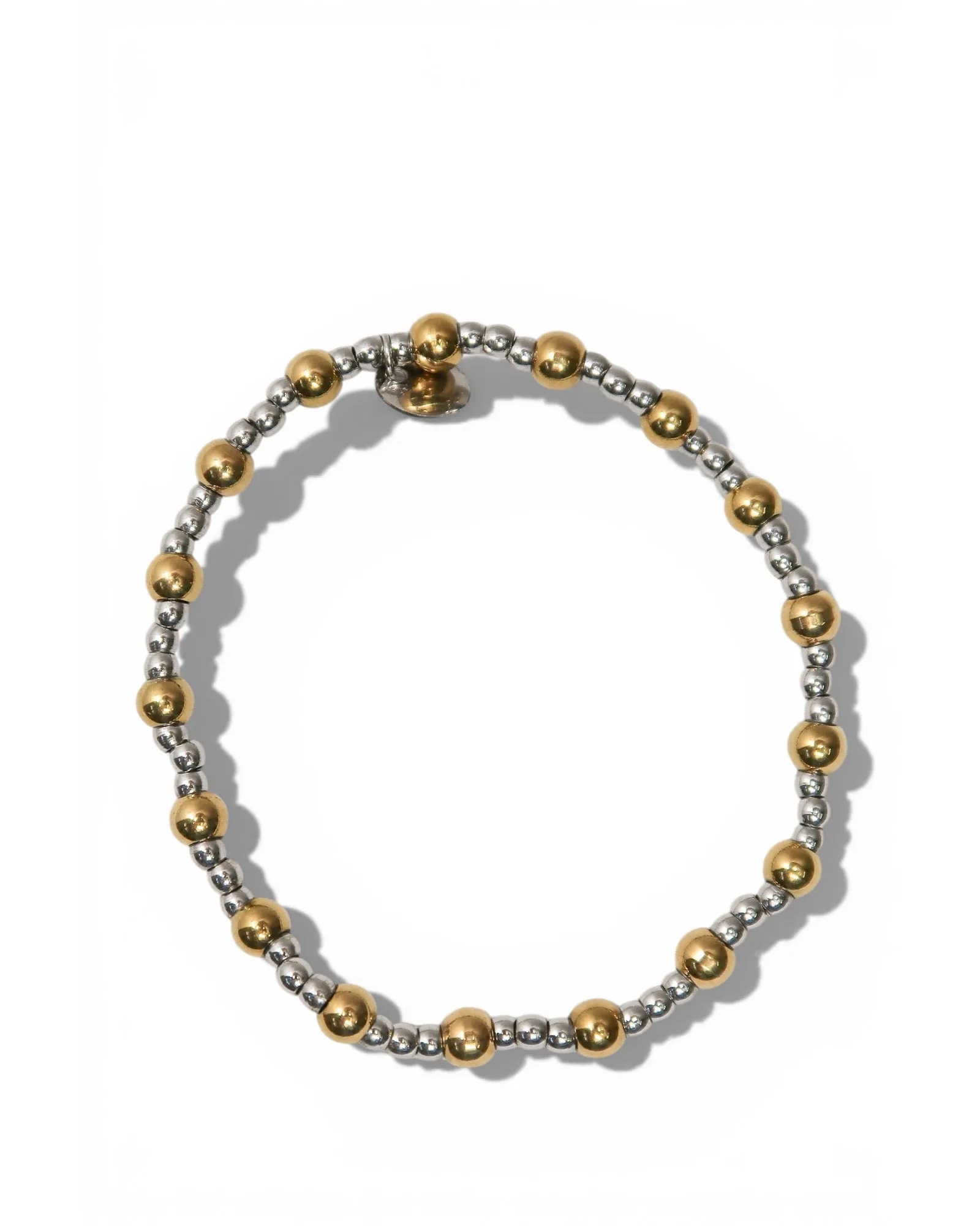 Even Odds Mixed Metal 316L Stainless Steel 5 Piece Bracelet Stack sold by KC Chic Designs product image thumbnail 3