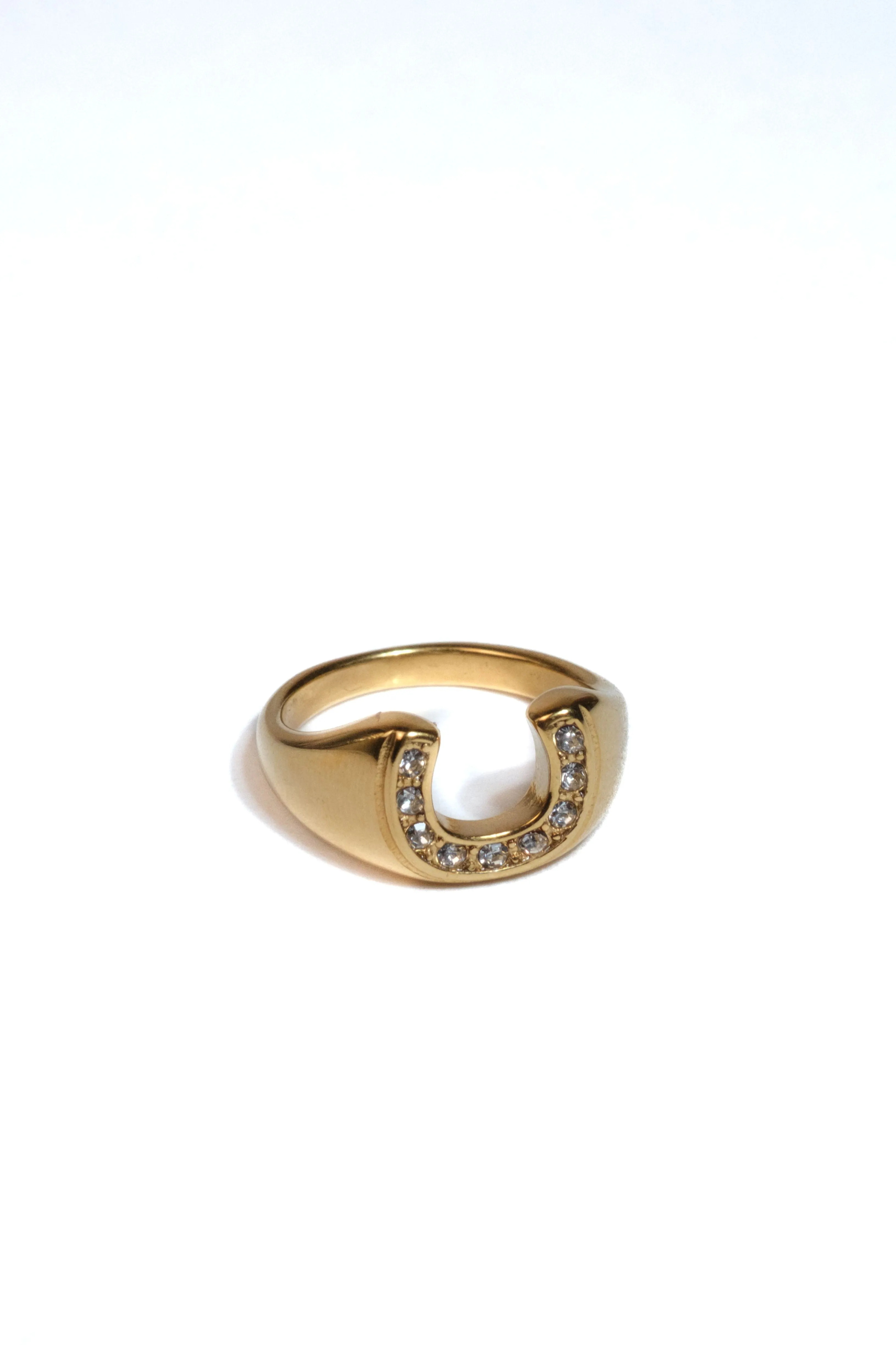 Hustle Honey Horse Shoe 316L Stainless Steel Ring sold by KC Chic Designs