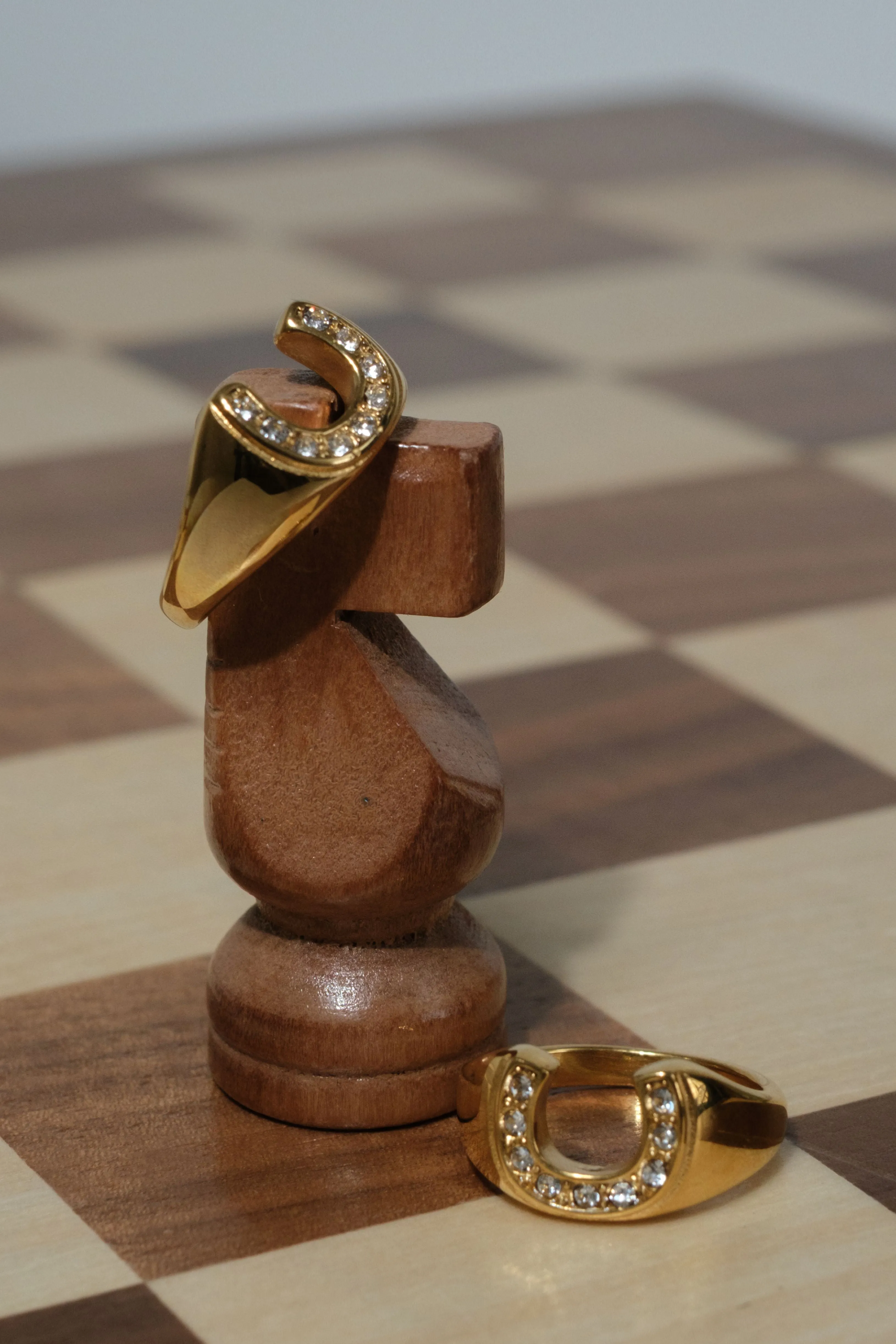 Hustle Honey Horse Shoe 316L Stainless Steel Ring sold by KC Chic Designs product image thumbnail 4