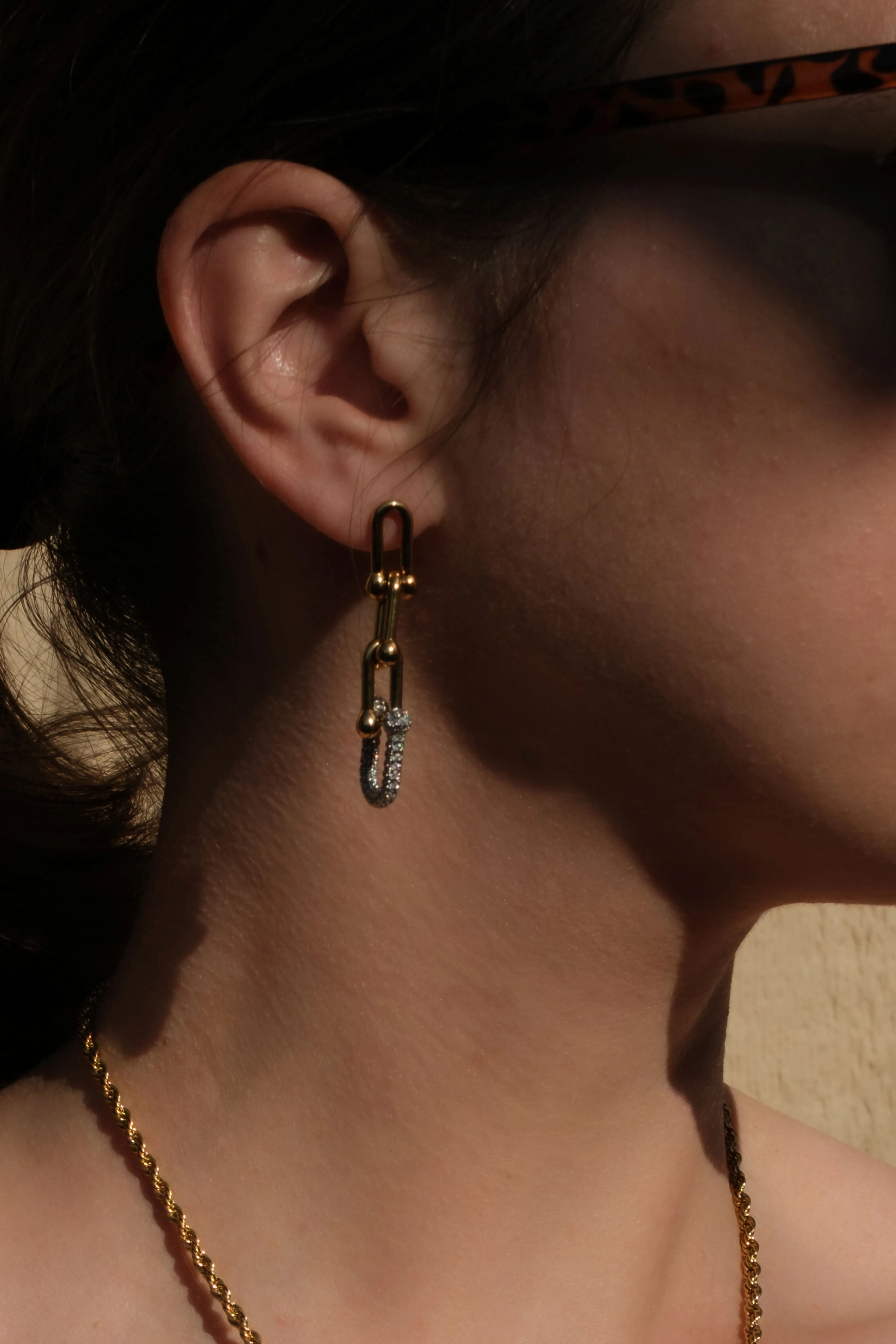 Linked + Loaded 316L Stainless Steel Earrings sold by KC Chic Designs product image thumbnail 2