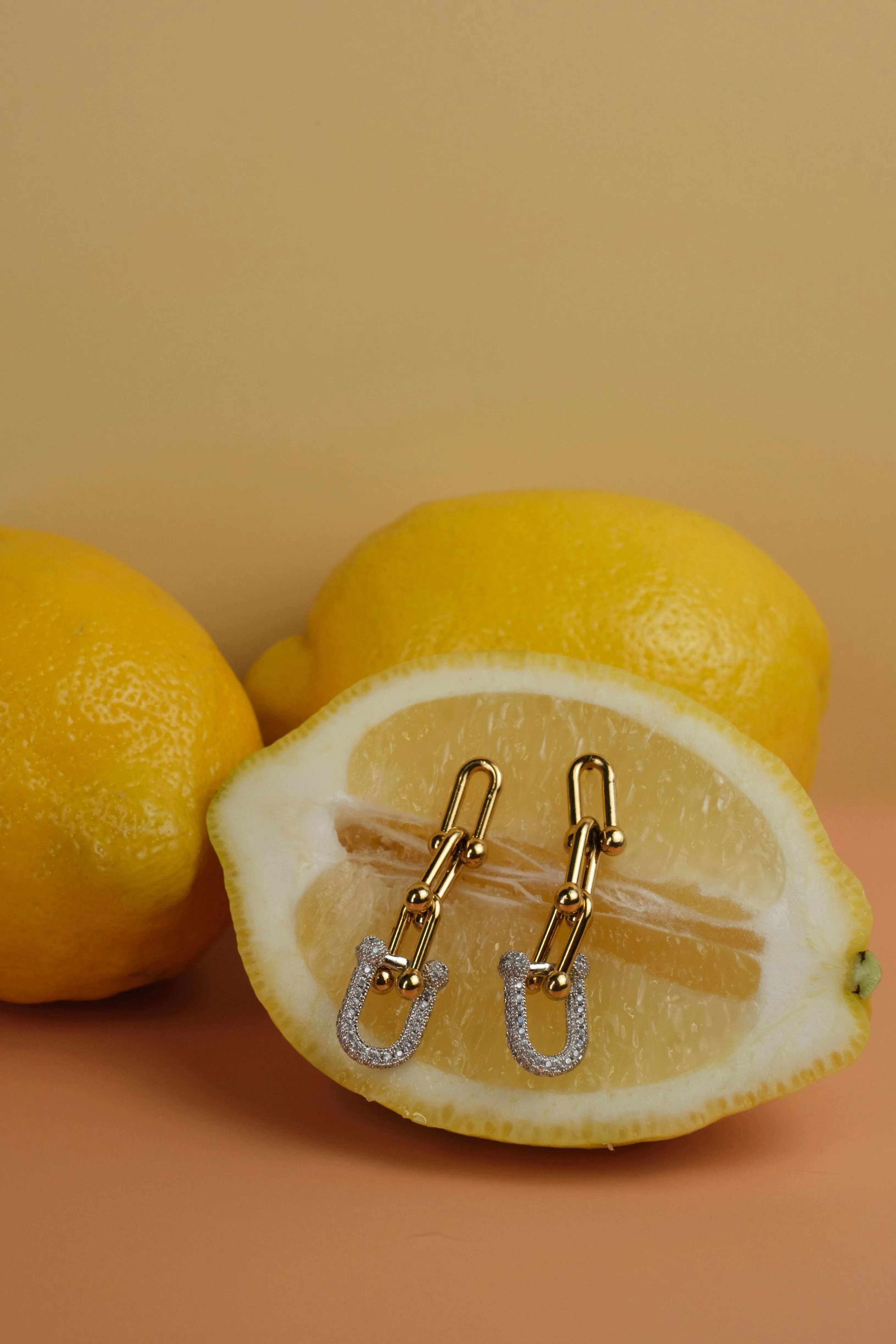 Linked + Loaded 316L Stainless Steel Earrings sold by KC Chic Designs product image thumbnail 3