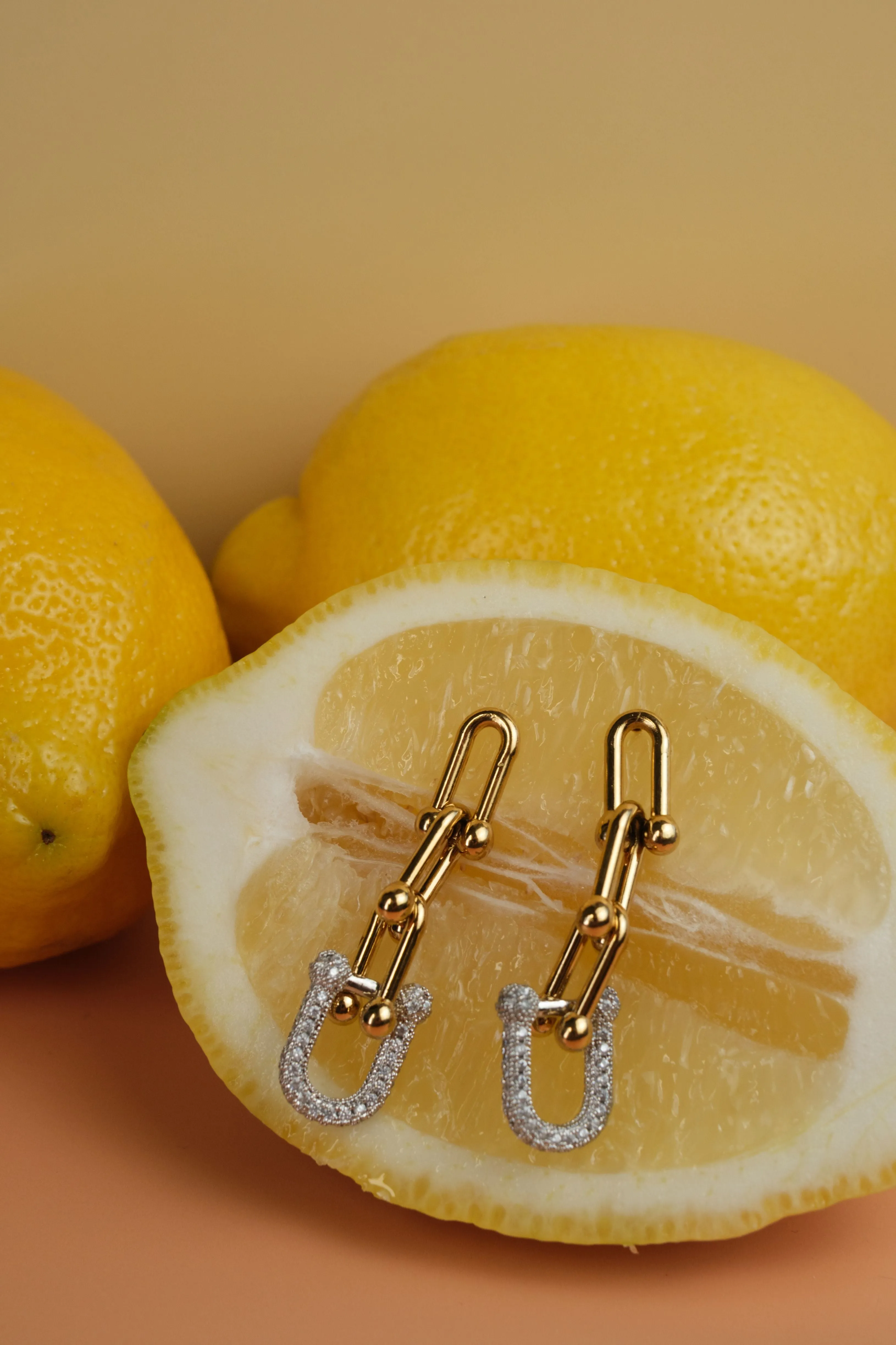 Linked + Loaded 316L Stainless Steel Earrings sold by KC Chic Designs product image thumbnail 4