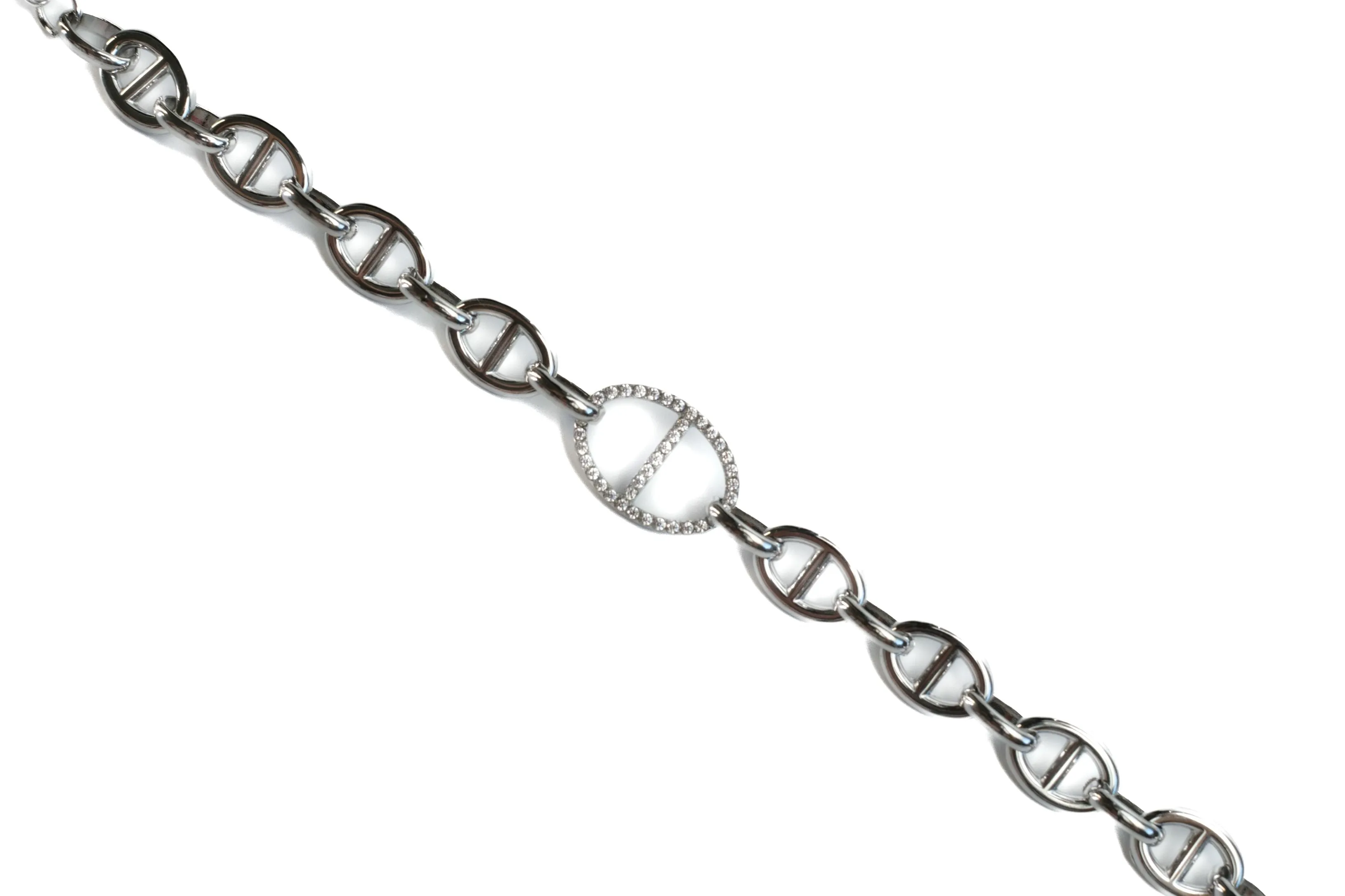 Simply "HER" 316L Stainless Steel Bracelet + Necklace Duo sold by KC Chic Designs product image thumbnail 3