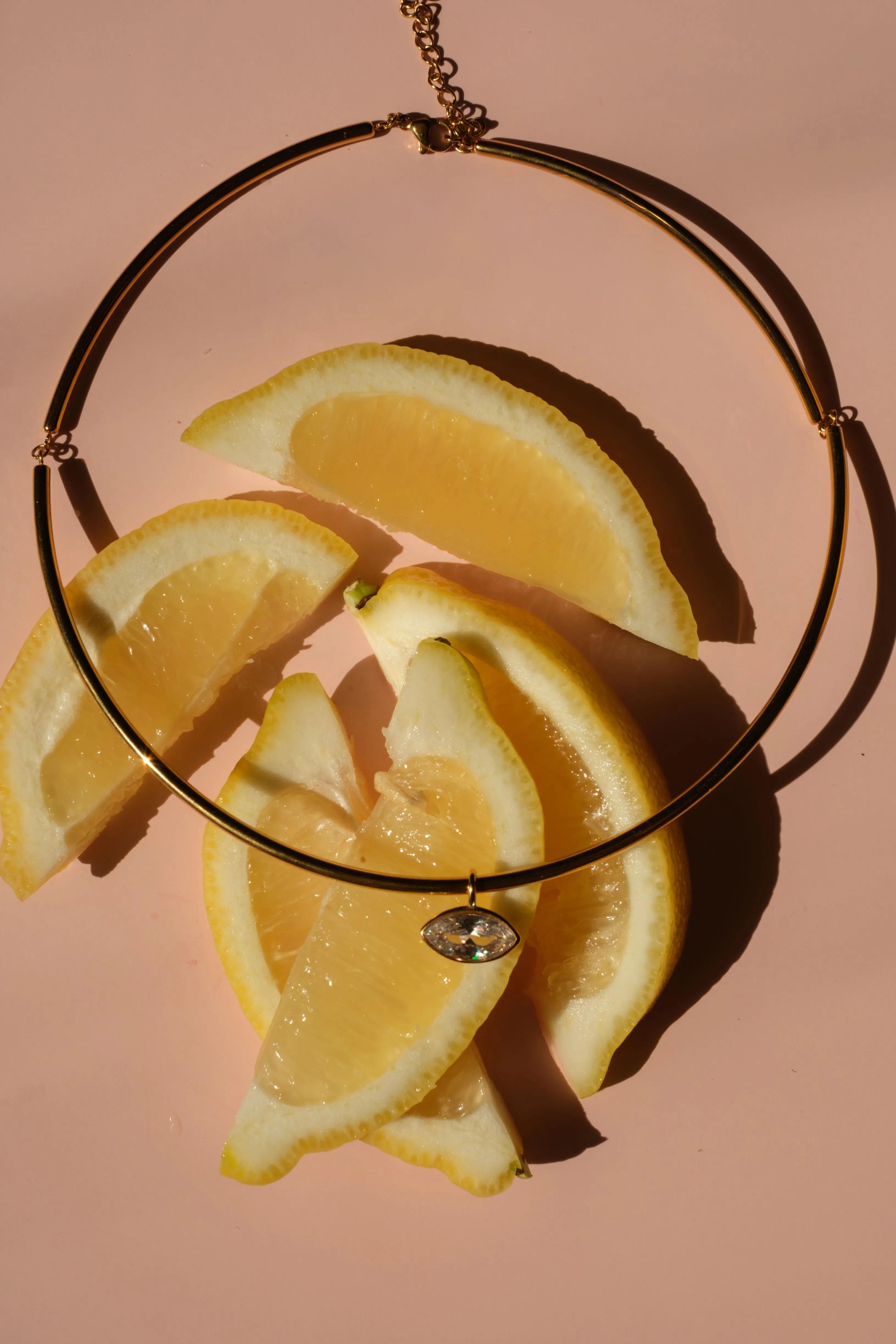 Center of Attention East West Bezel 316L Stainless Steel Necklace sold by KC Chic Designs product image thumbnail 4
