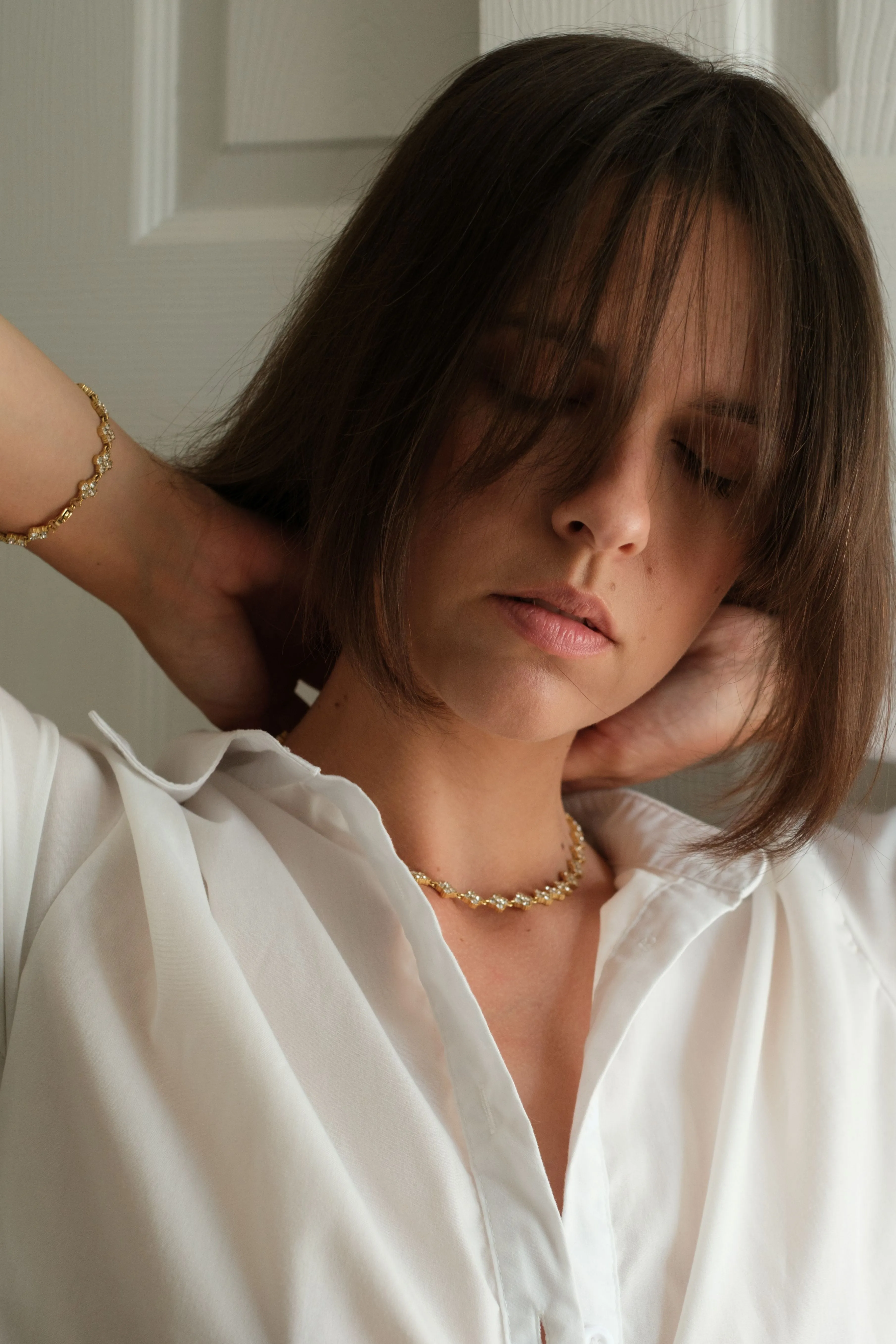 Clover Éclat 316L Stainless Steel Necklace + Bracelet Duo sold by KC Chic Designs product image thumbnail 5