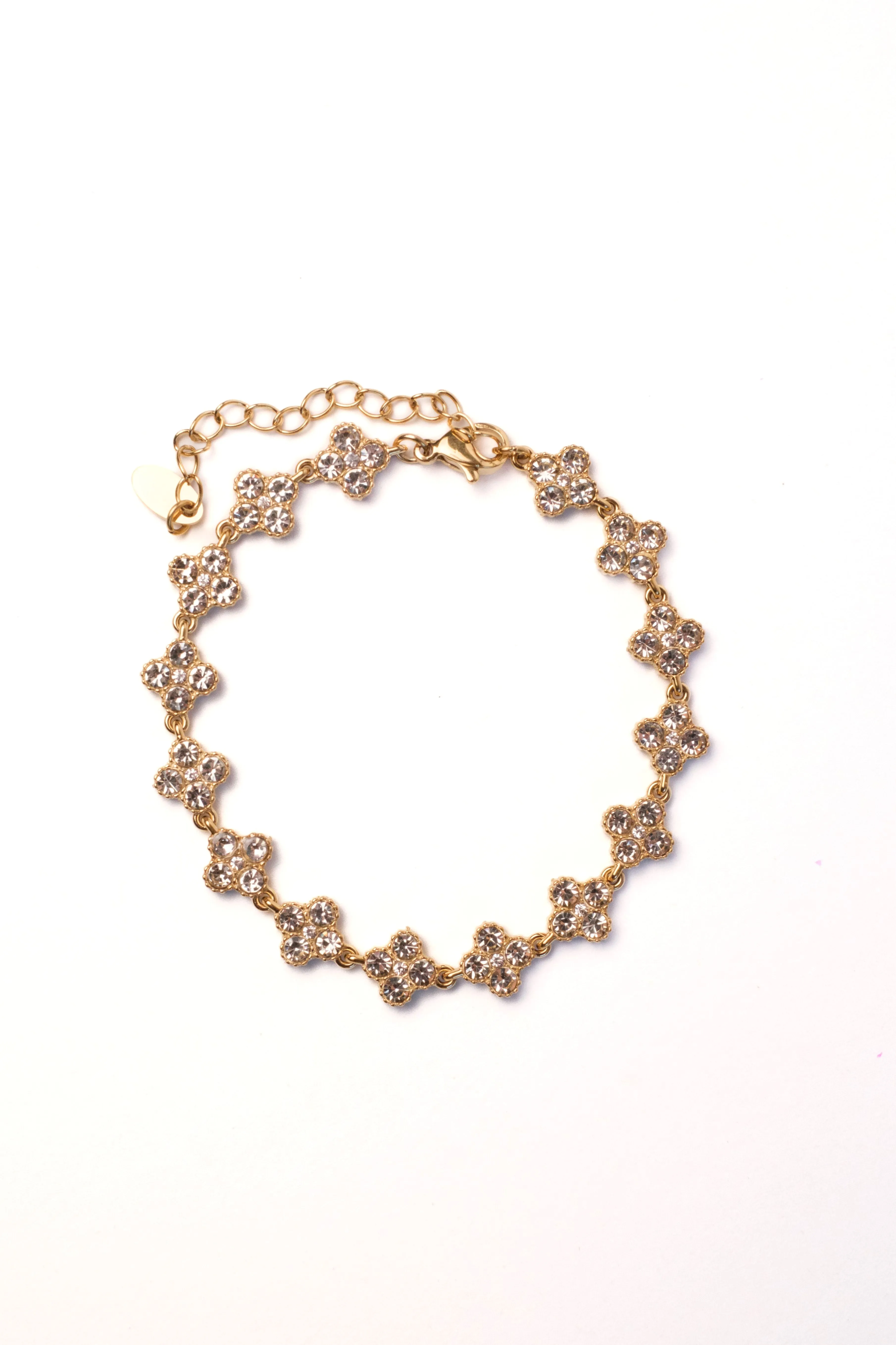 Clover Éclat 316L Stainless Steel Necklace + Bracelet Duo sold by KC Chic Designs product image thumbnail 3