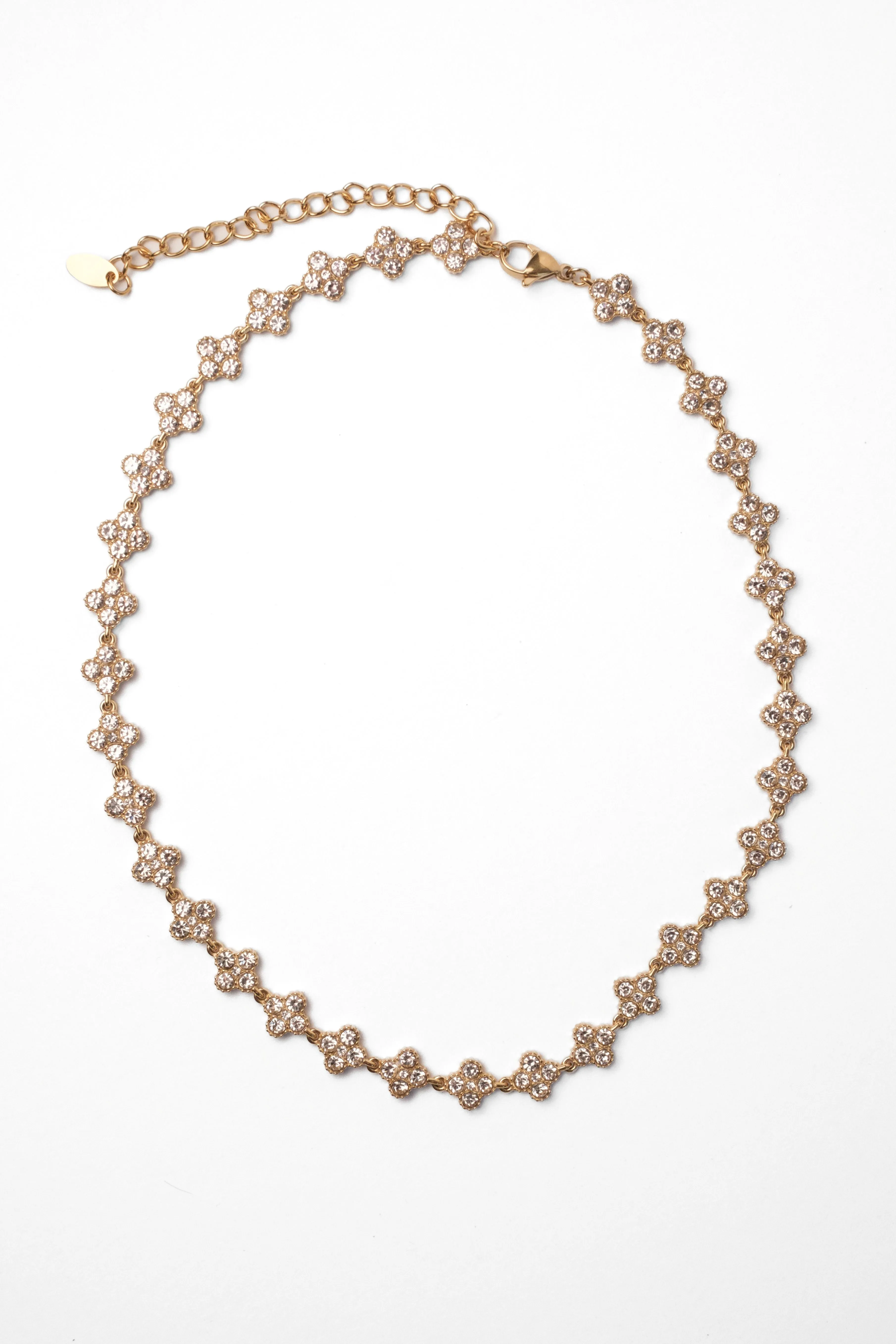 Clover Éclat 316L Stainless Steel Necklace + Bracelet Duo sold by KC Chic Designs product image thumbnail 2