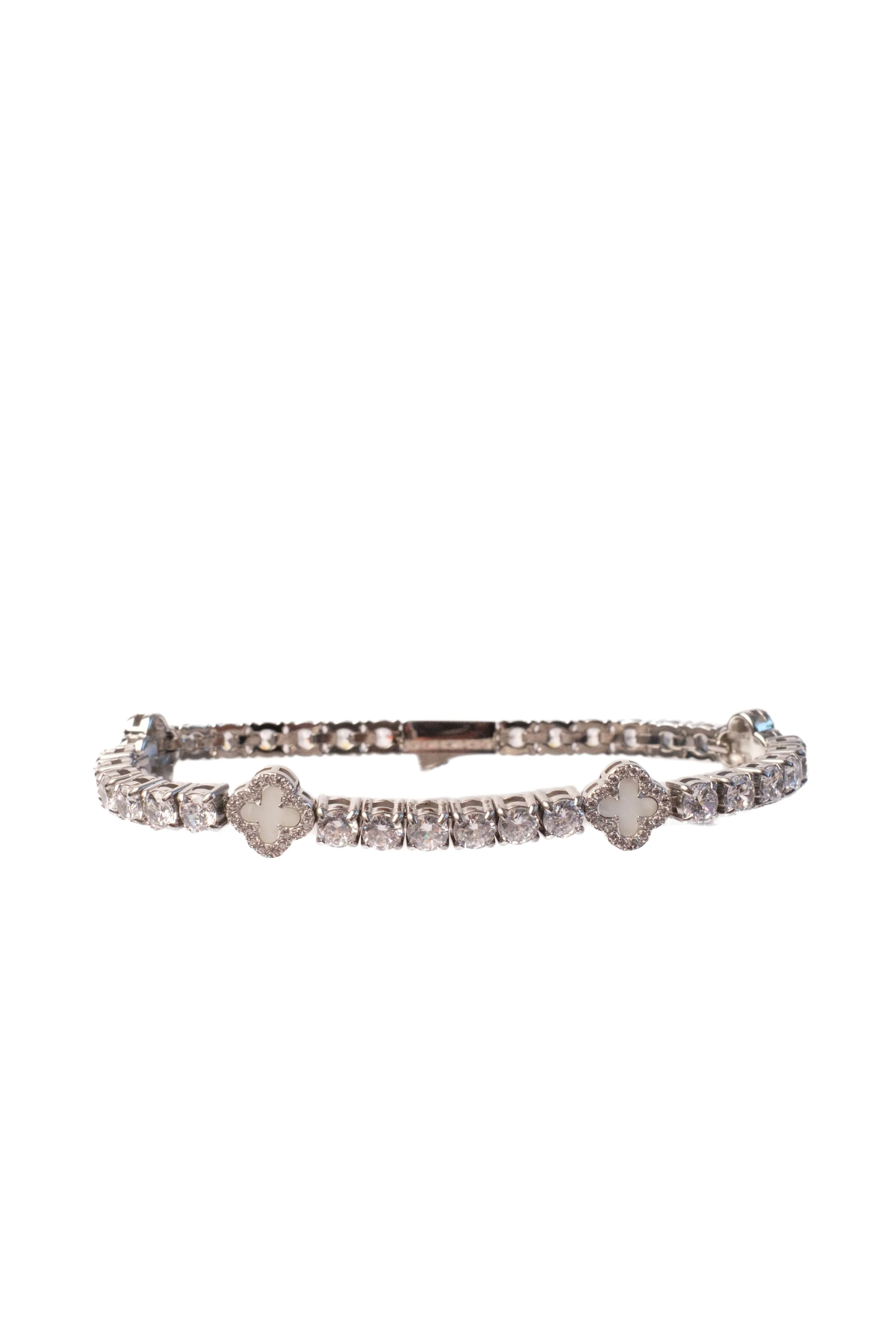 Clover Odette 316L Stainless Steel Necklace + Bracelet Duo sold by KC Chic Designs product image thumbnail 3
