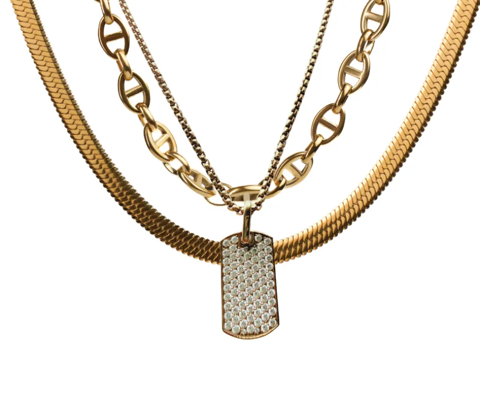 Layering Essentials Necklace Trio Bundle made by KC Chic Designs