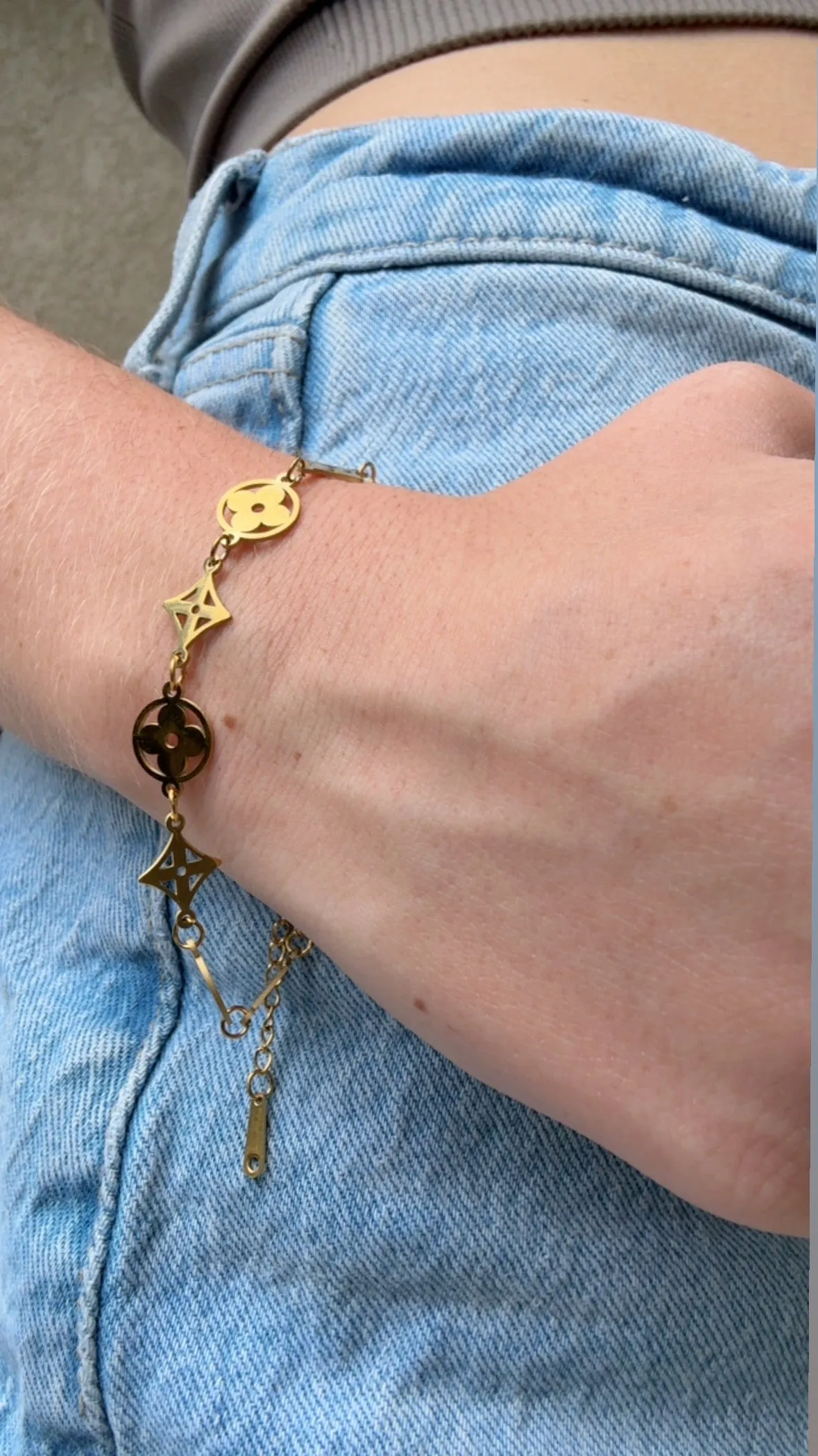 The Euro Summer 316L Stainless Steel Necklace + Bracelet Duo sold by KC Chic Designs product image thumbnail 4