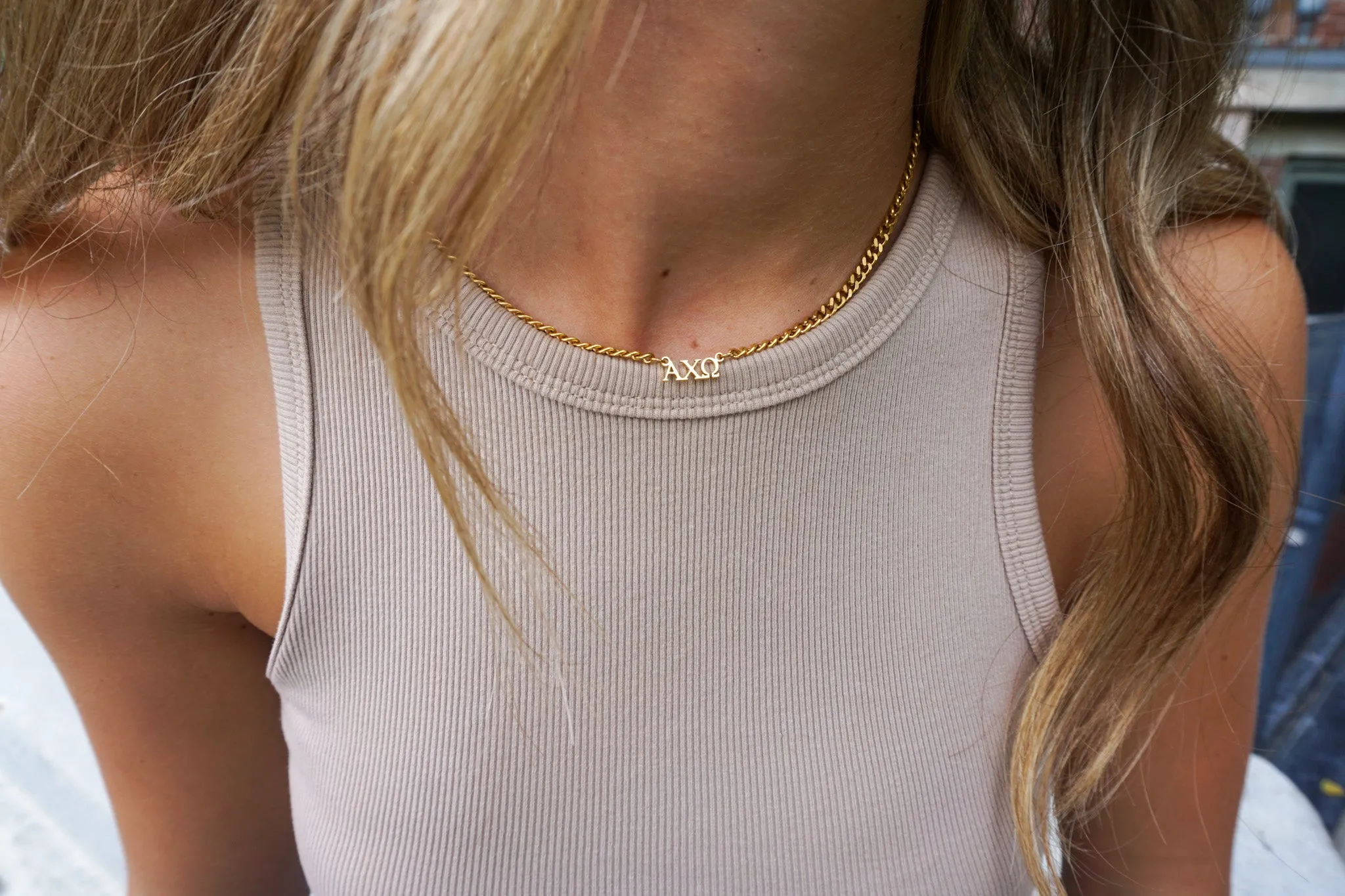 Greek Life Sorority Necklace sold by KC Chic Designs product image thumbnail 4