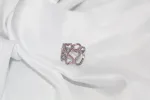 Mila Silver Heart Ring sold by KC Chic Designs