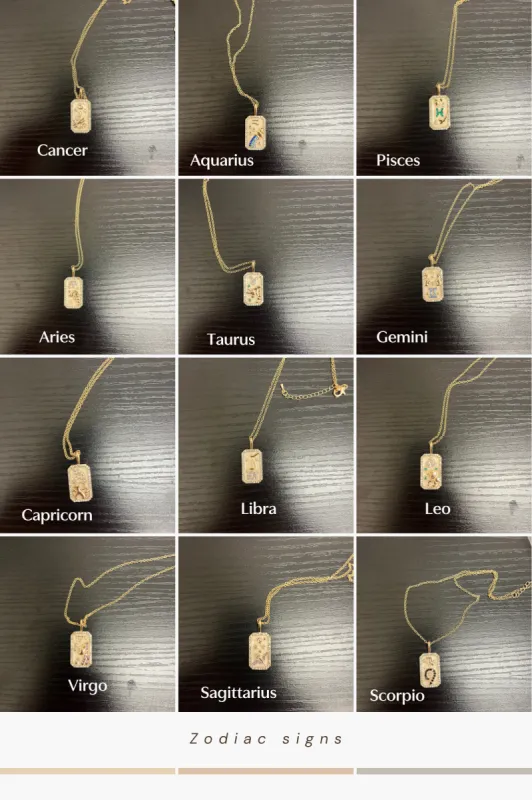 Zodiac Necklaces sold by KC Chic Designs