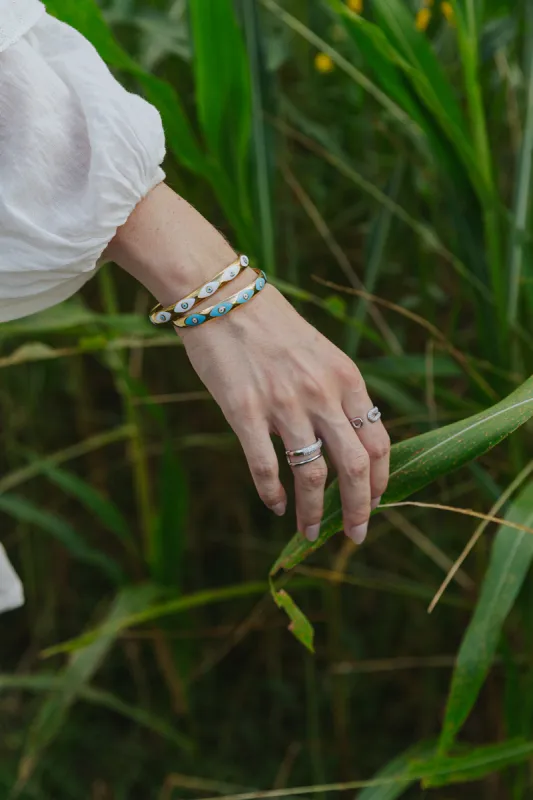 Eye Candy 316L Stainless Steel Bangle Duo sold by KC Chic Designs