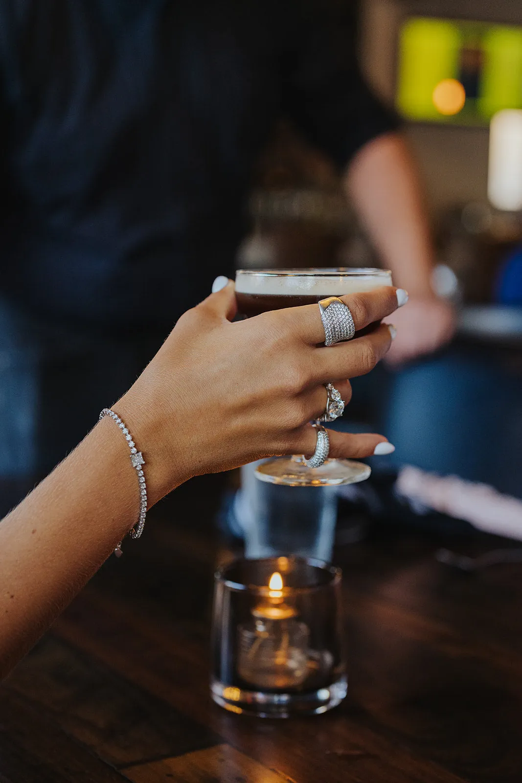 .925 Sterling Silver Timeless Princess Cut 1 Carat Moissanite Bracelet sold by KC Chic Designs product image thumbnail 2