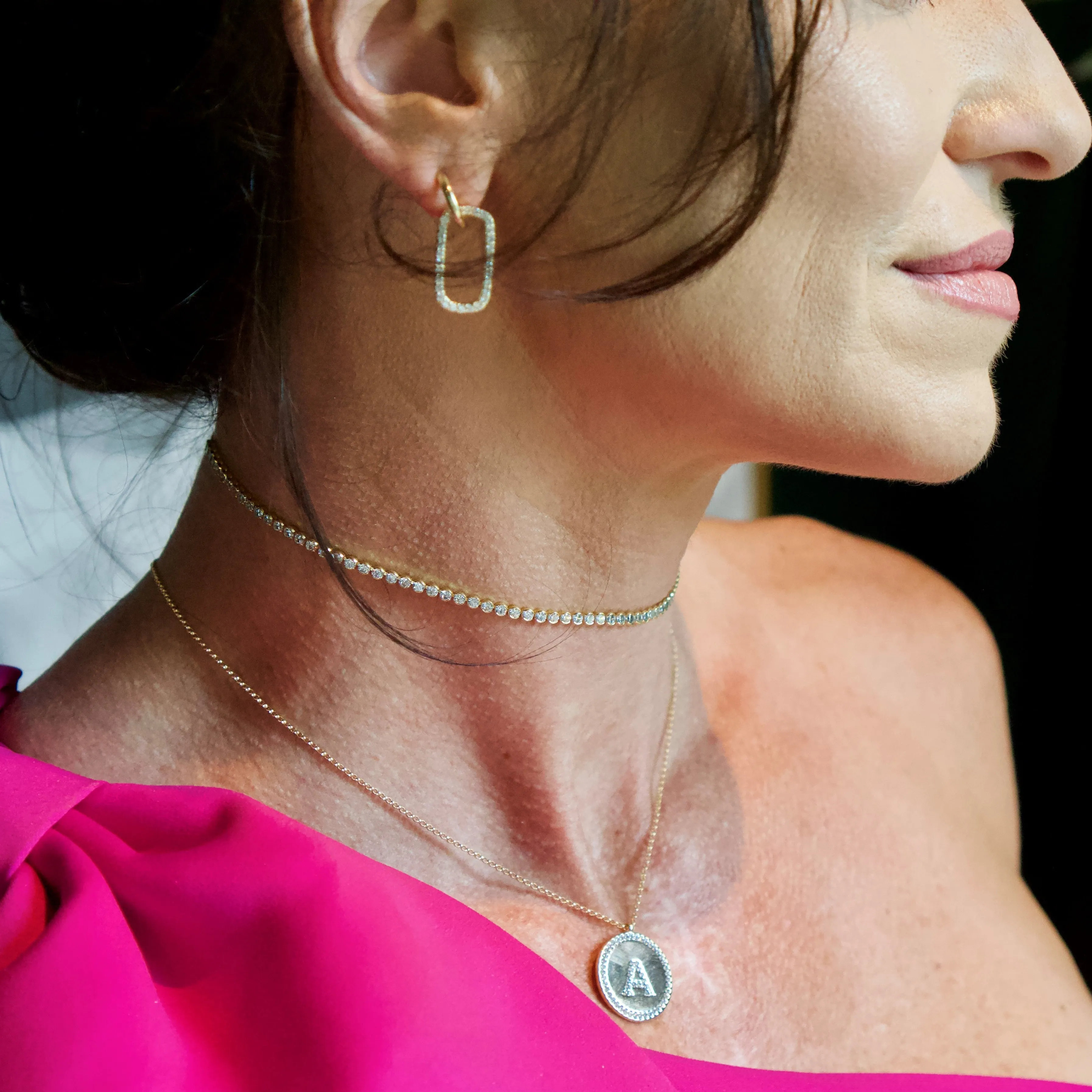 Effortless Initial Necklace sold by KC Chic Designs product image thumbnail 2