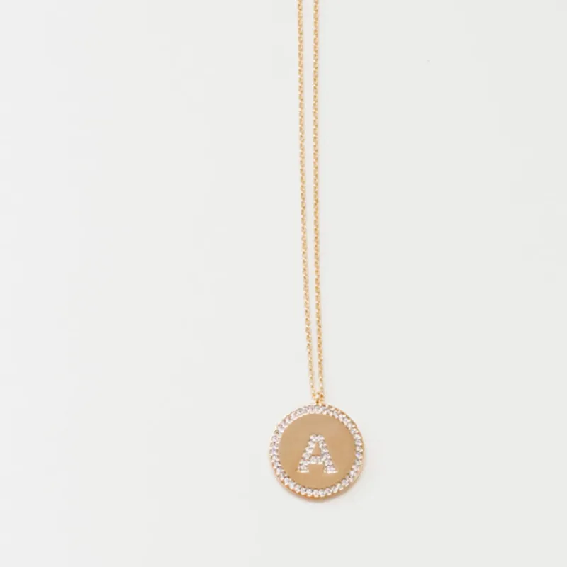 Effortless Initial Necklace sold by KC Chic Designs