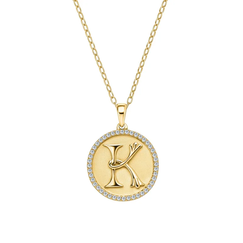Classic Initial Natural Diamond Necklace sold by Kirk Kara
