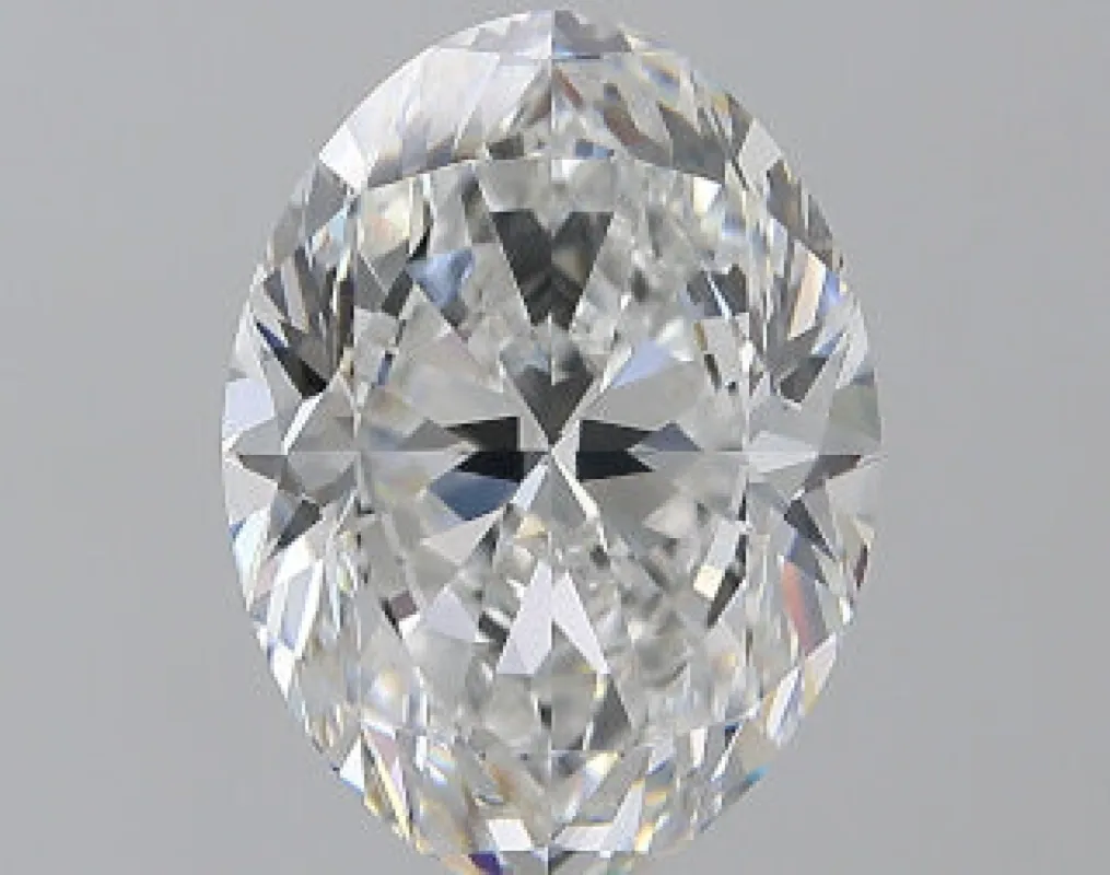 1.17 Carat D Color VVS2 Oval Diamond made by Kirk Kara