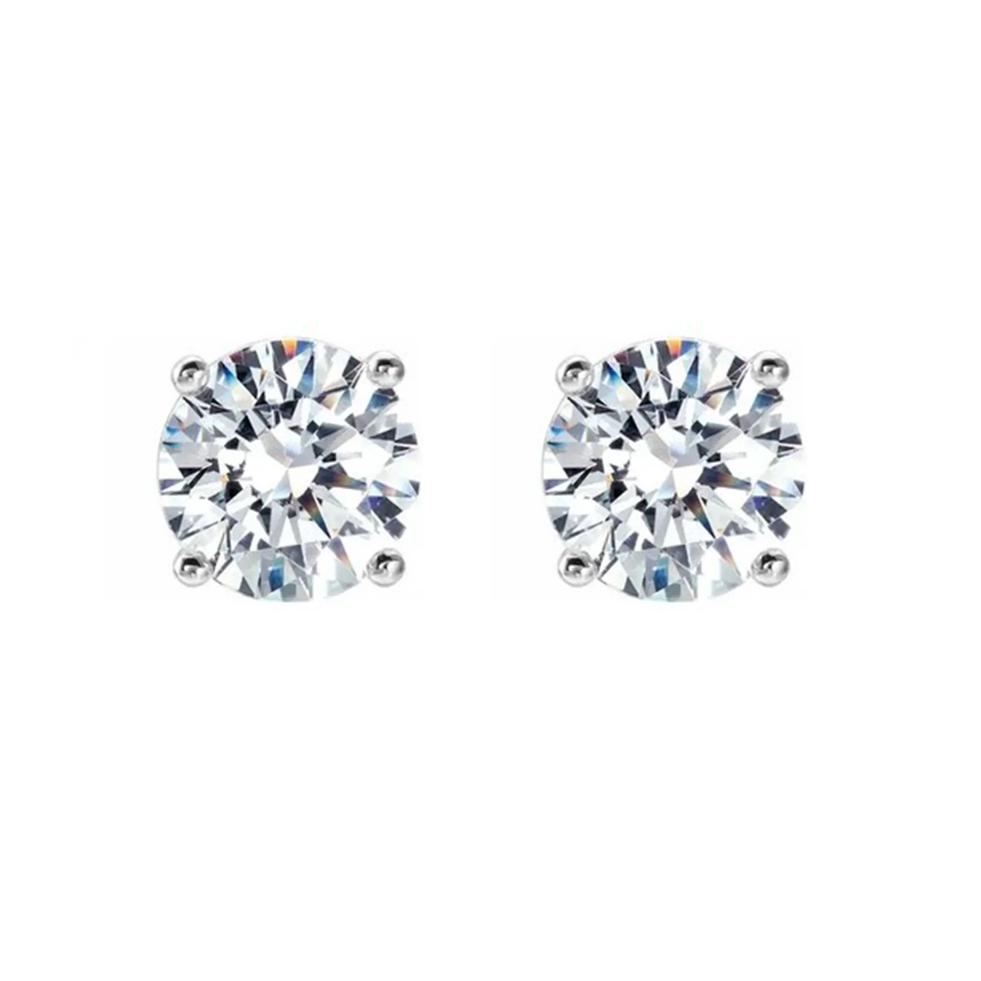 Classic Round Lab Grown Diamond Studs sold by Kirk Kara