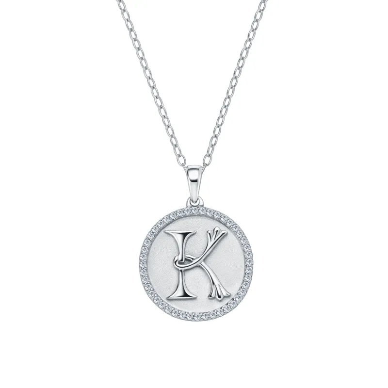 Classic Initial Lab Grown Diamond Necklace sold by Kirk Kara