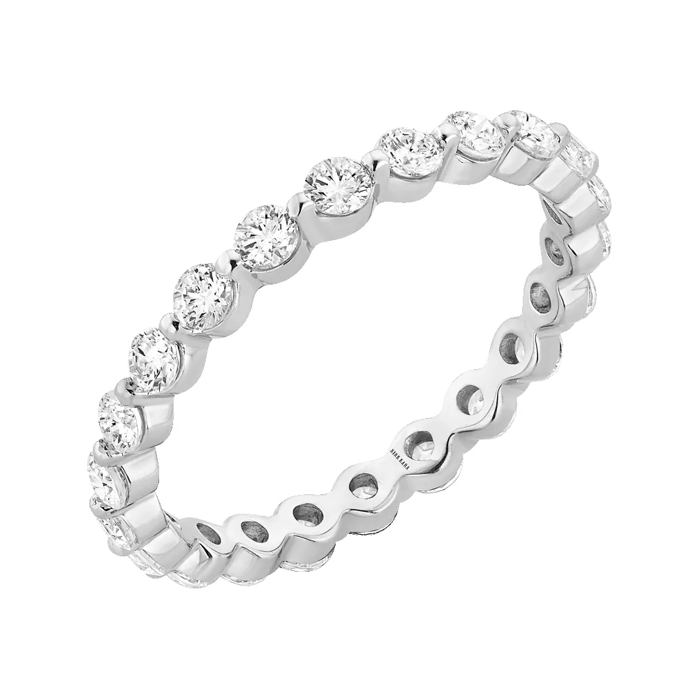 Classic 1 ctw Round Single Shared Prong Eternity Band sold by Kirk Kara product image thumbnail 2
