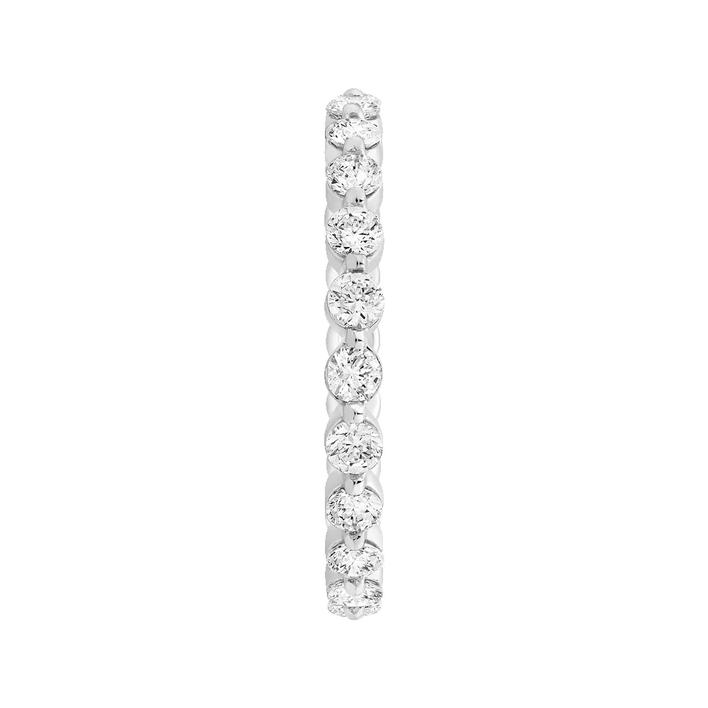 Classic 1 ctw Round Single Shared Prong Eternity Band sold by Kirk Kara product image thumbnail 3