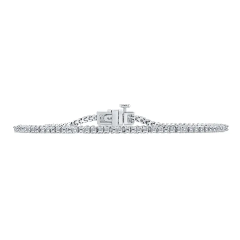 Elegant Emerald Diamond Tennis Bracelet sold by Kirk Kara