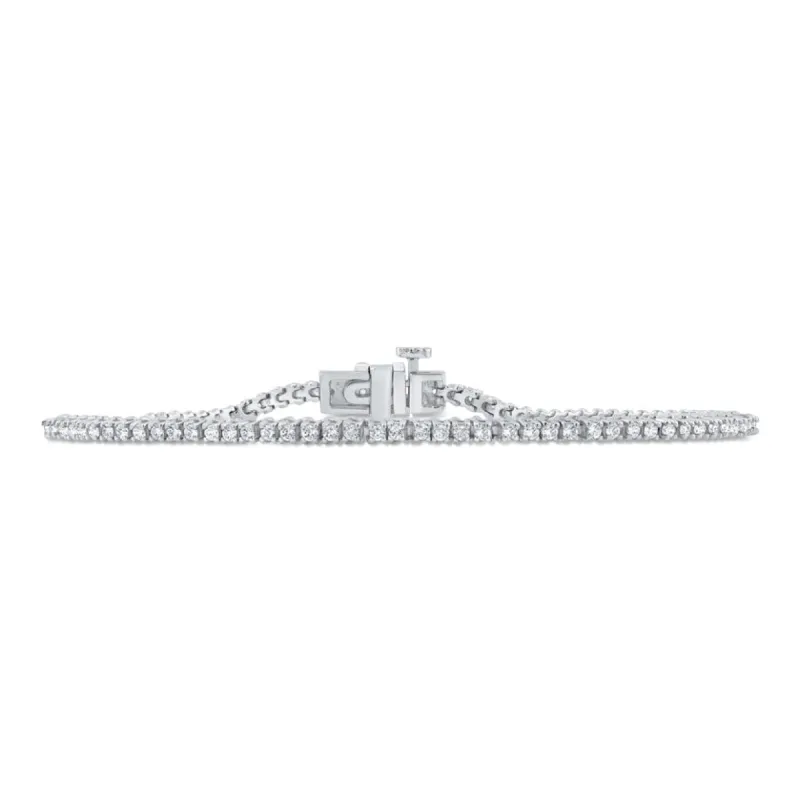 Elegant Round Diamond Tennis Bracelet sold by Kirk Kara