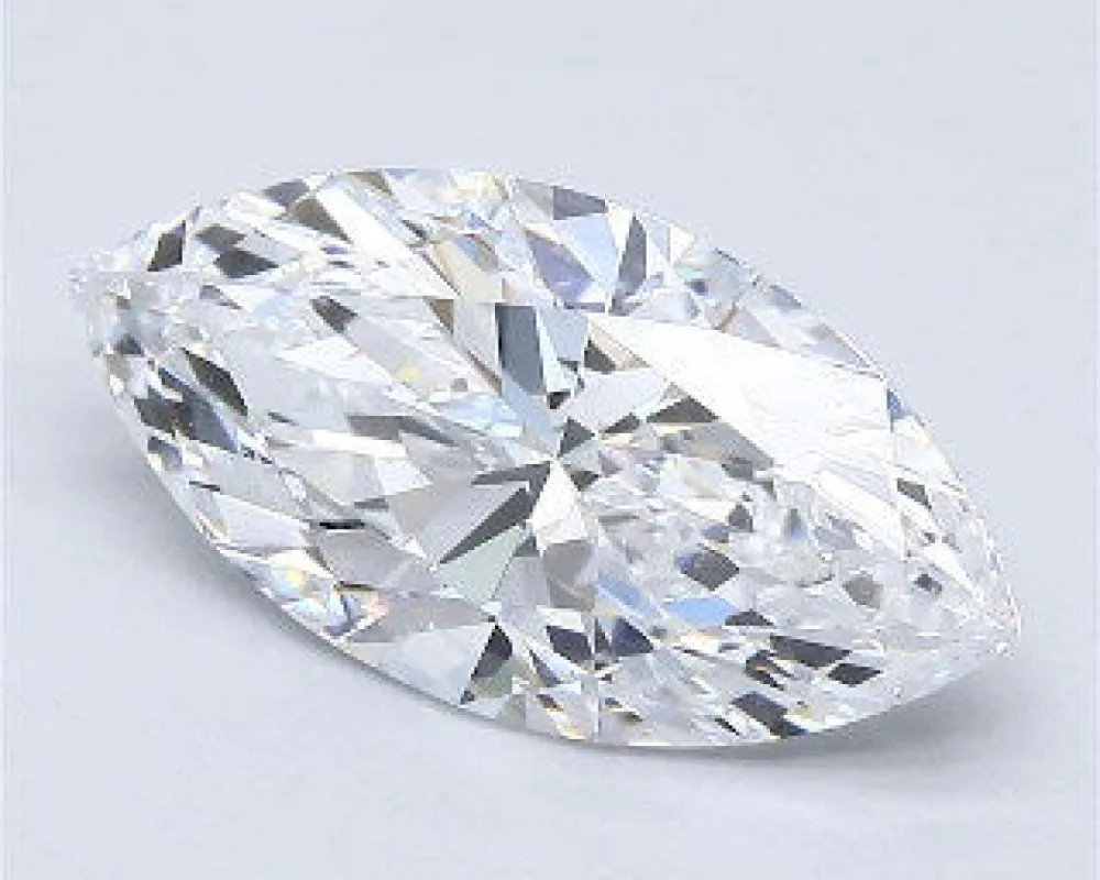1.08 Carat D Color VVS2 Marquise Diamond made by Kirk Kara