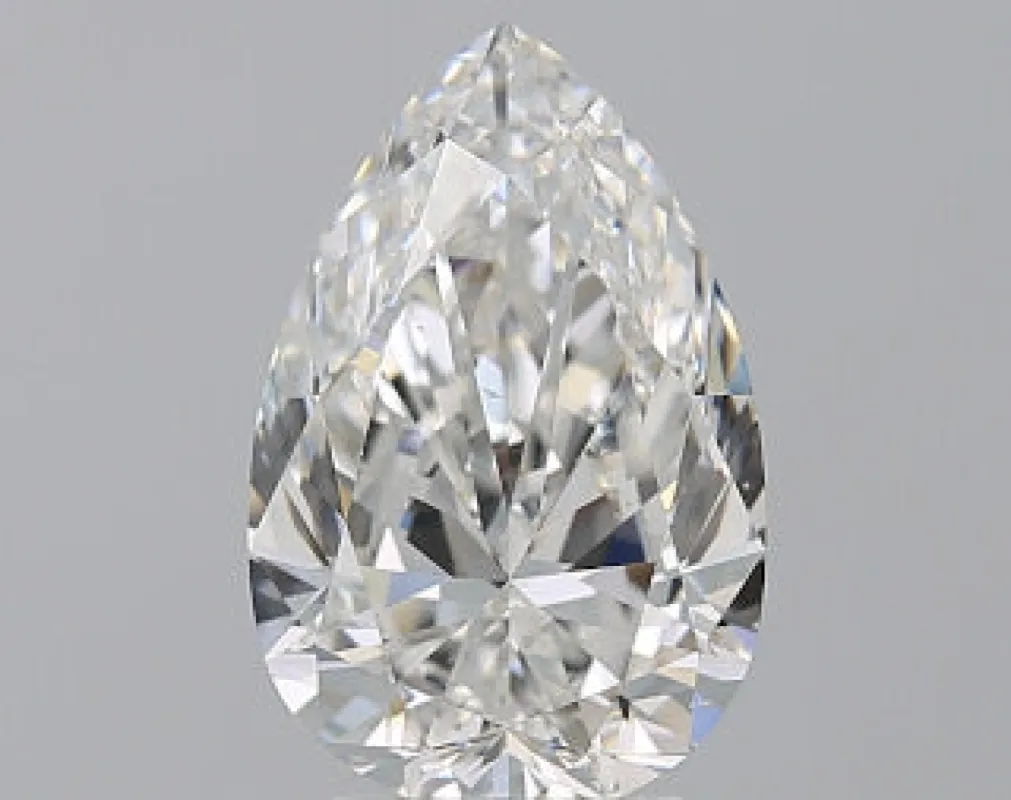 1.5 Carat G Color VS1 Pear Diamond sold by Kirk Kara