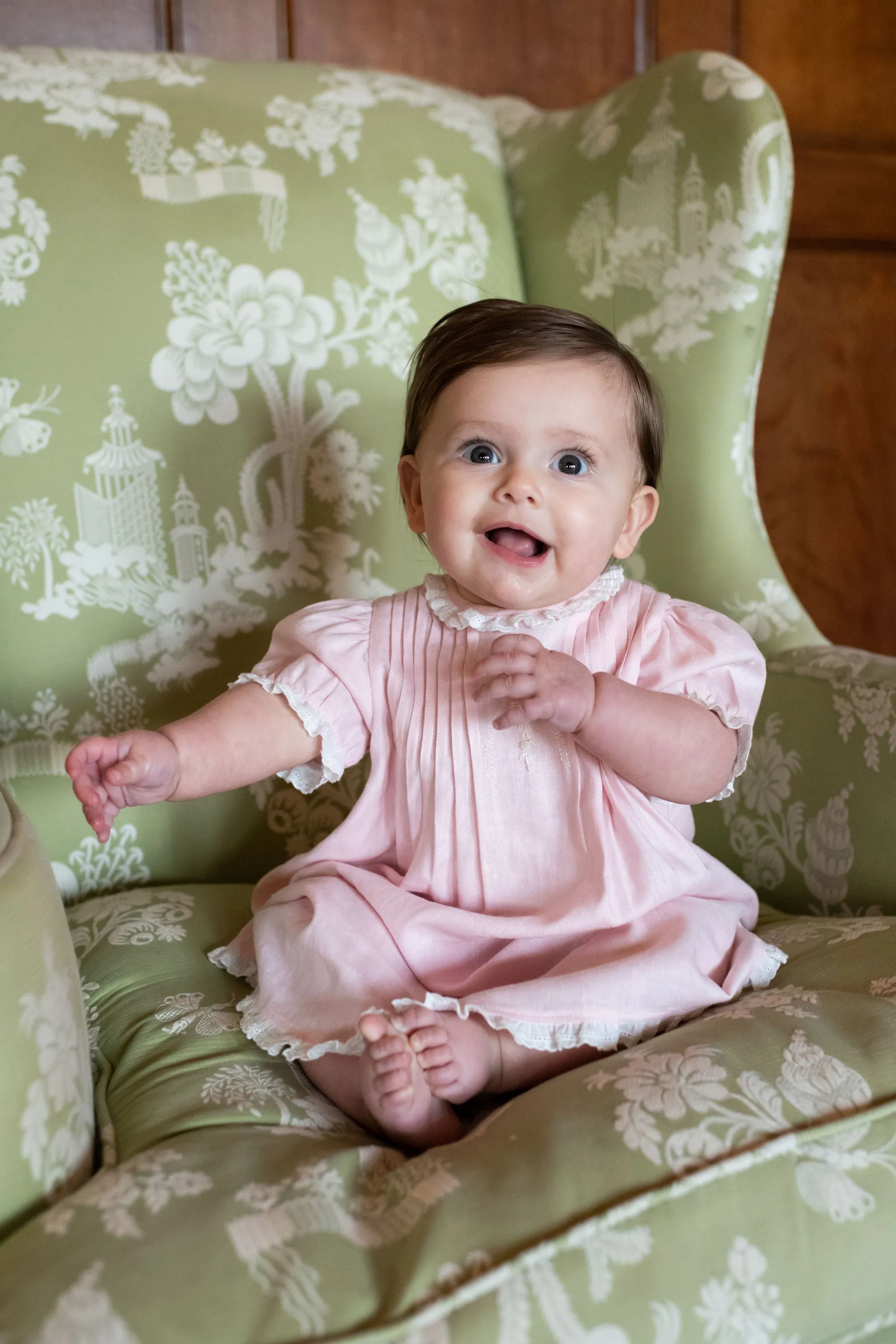 GIRLS GRACE LINEN DRESS sold by Lenora product image thumbnail 2