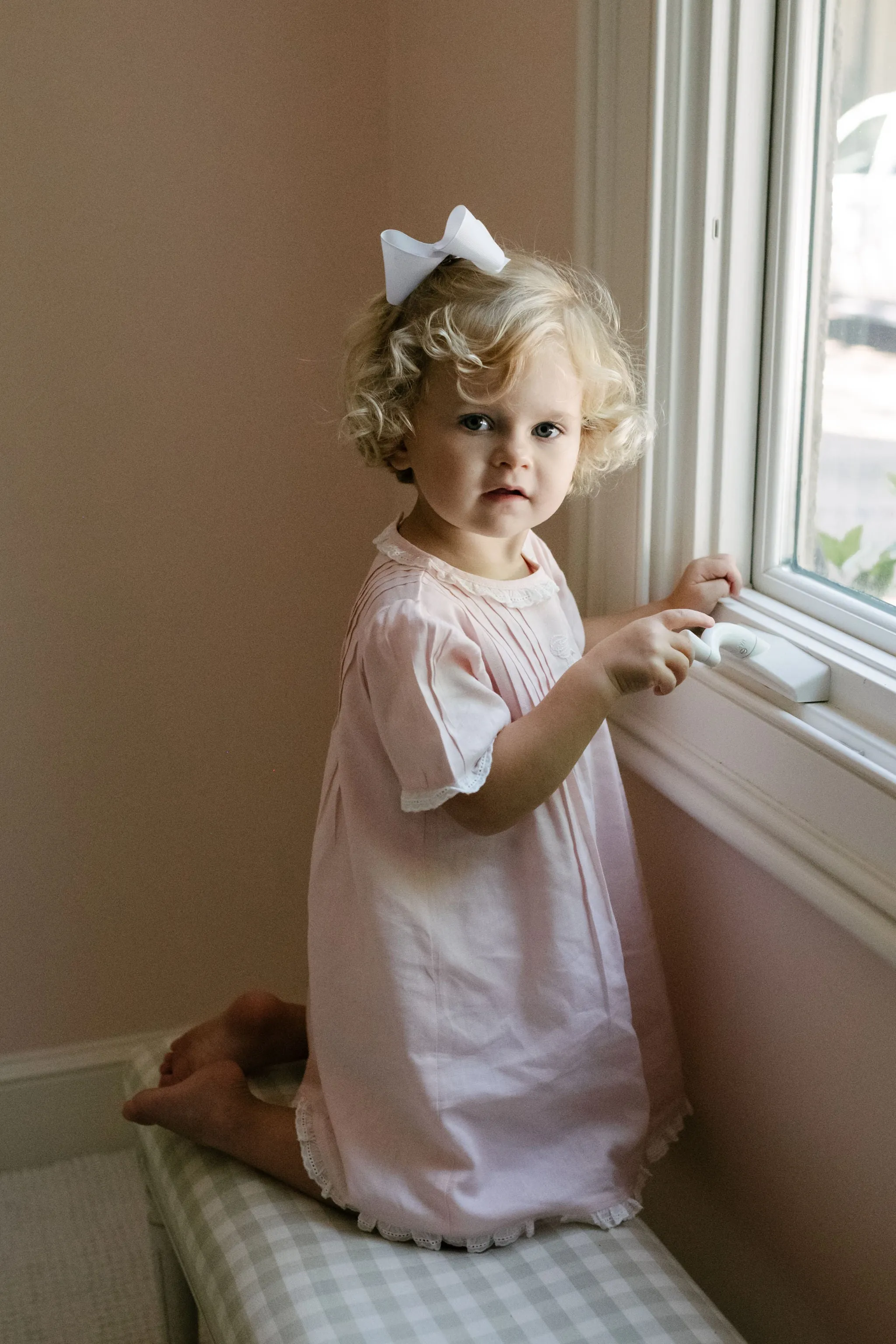 GIRLS GRACE LINEN DRESS sold by Lenora product image thumbnail 3