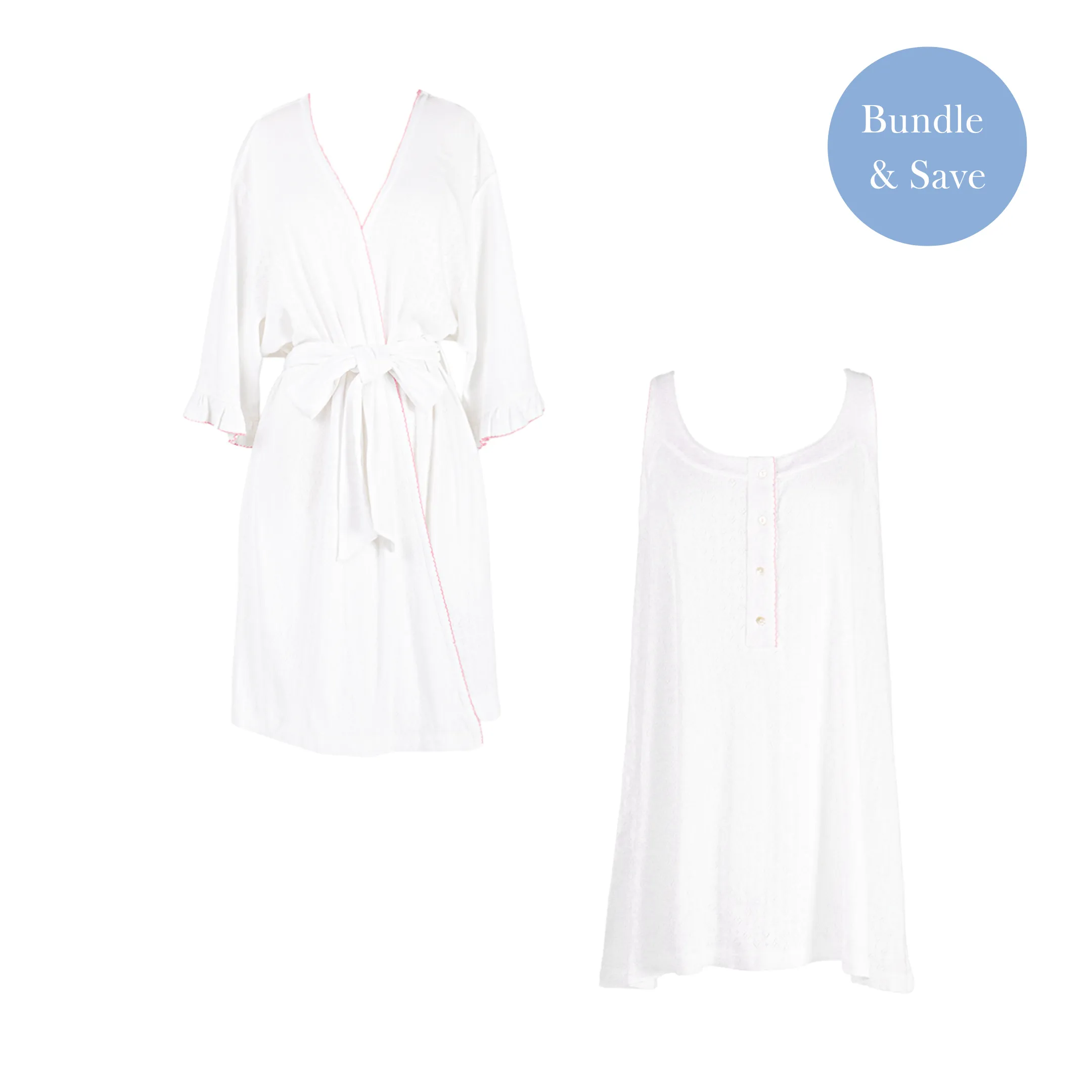 LIZA POINTELLE NIGHTGOWN & ROBE BUNDLE sold by Lenora