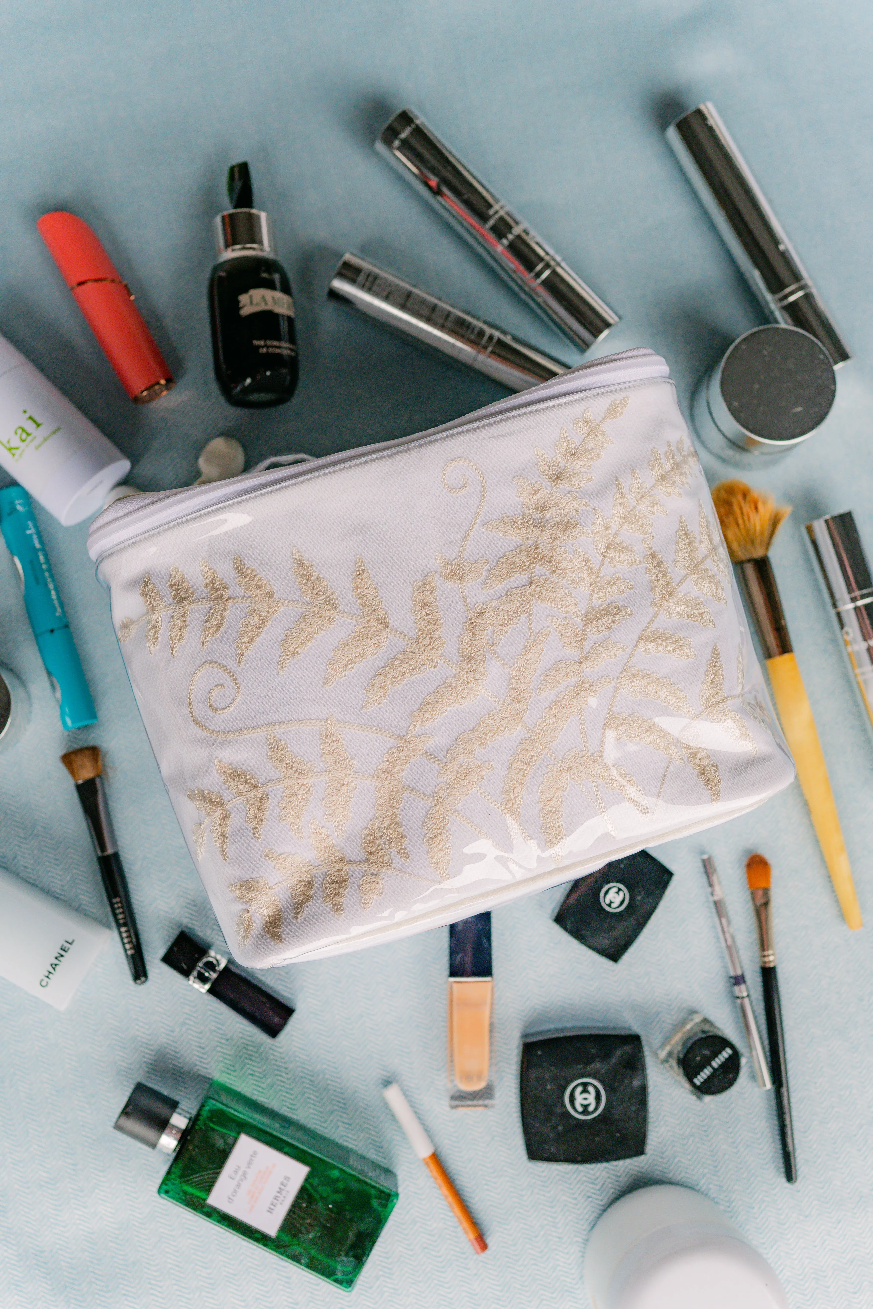 FERN TRAIN CASE BUNDLE IN IVORY sold by Lenora product image thumbnail 2