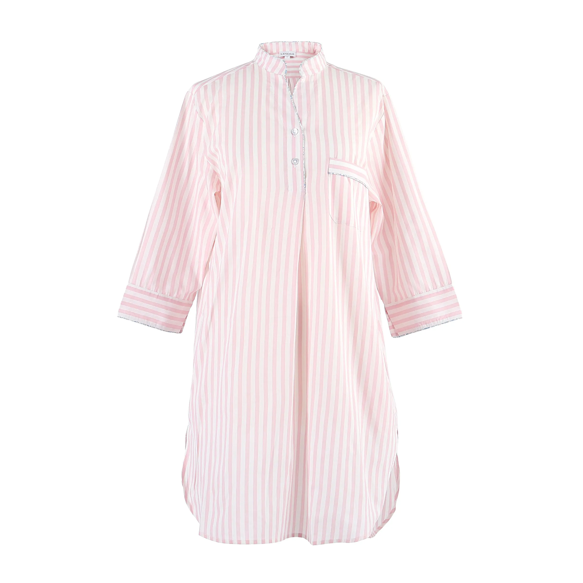 CLASSIC COTTON STRIPED NIGHTSHIRT sold by Lenora