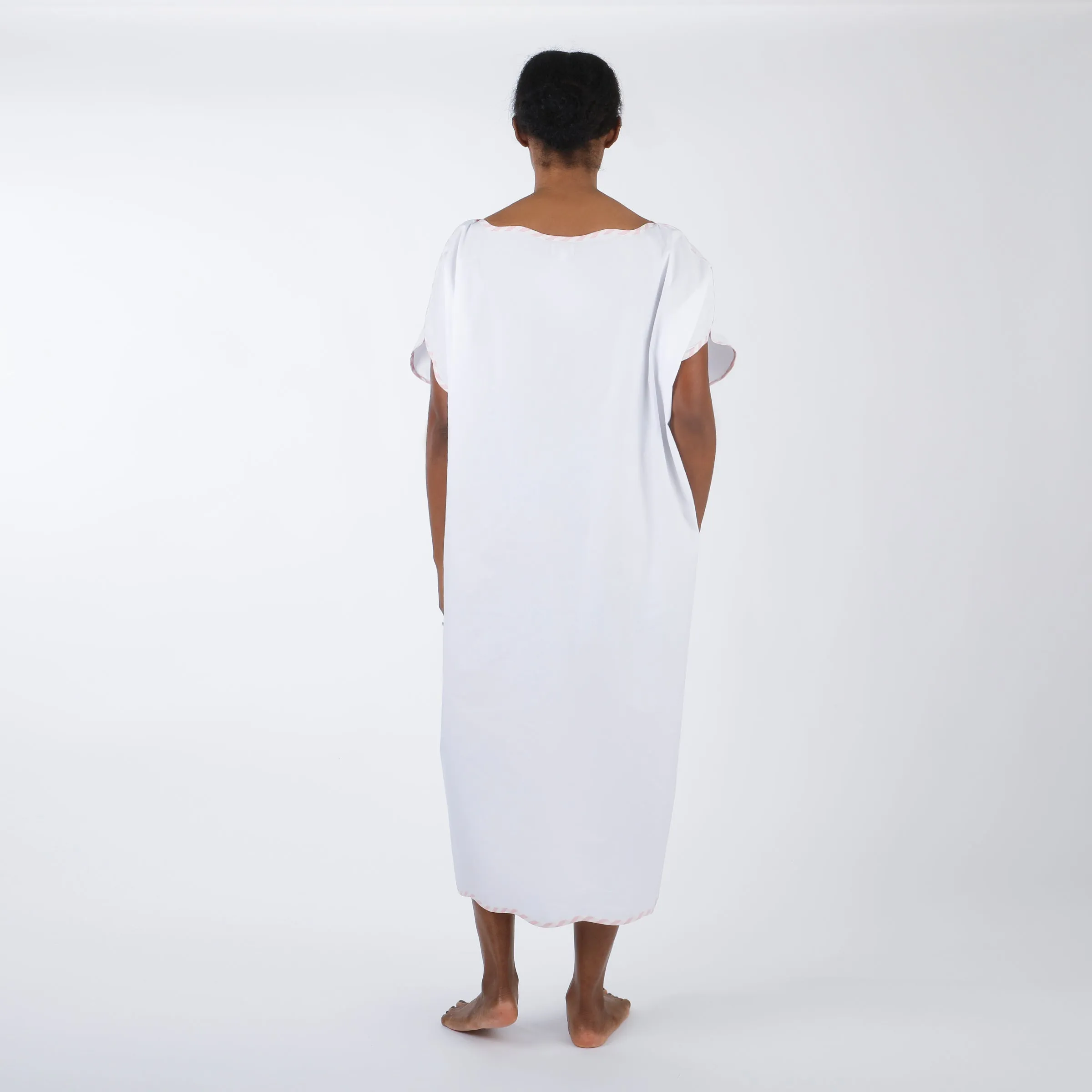 VANDY SCALLOPED TAPE TRIM CAFTAN sold by Lenora product image thumbnail 5