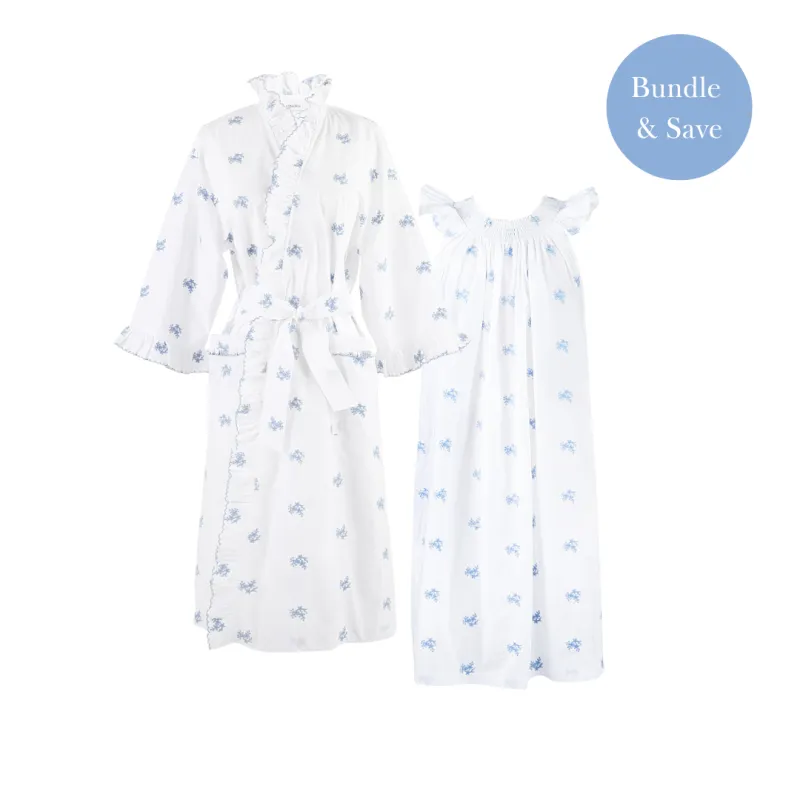 NANCY EMBROIDERED NIGHTGOWN BUNDLE sold by Lenora