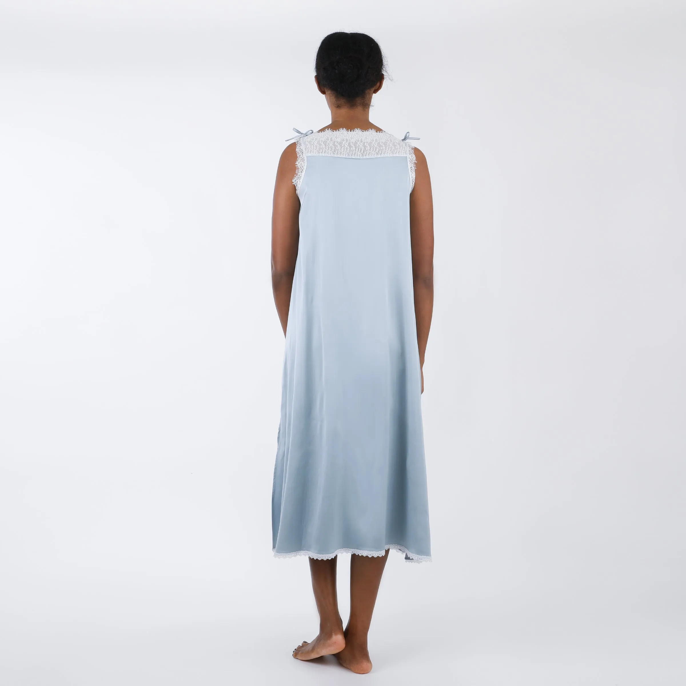 CHLOE SATIN NIGHTGOWN sold by Lenora product image thumbnail 5