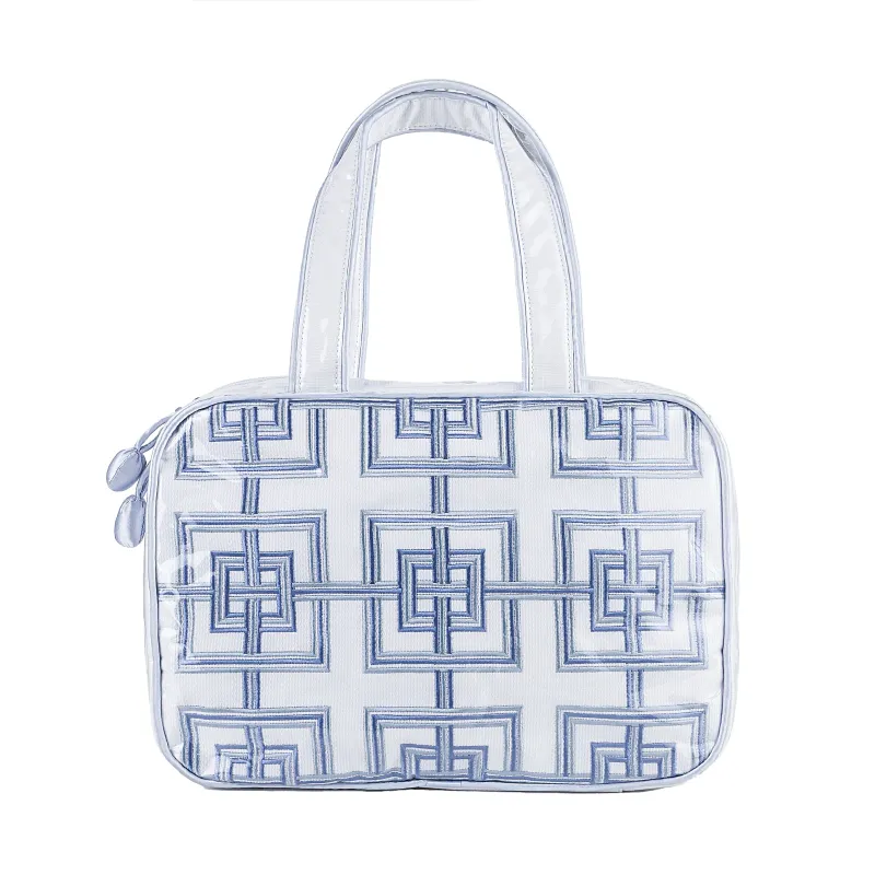 Geometric Hanging Cosmetic Bag sold by Lenora