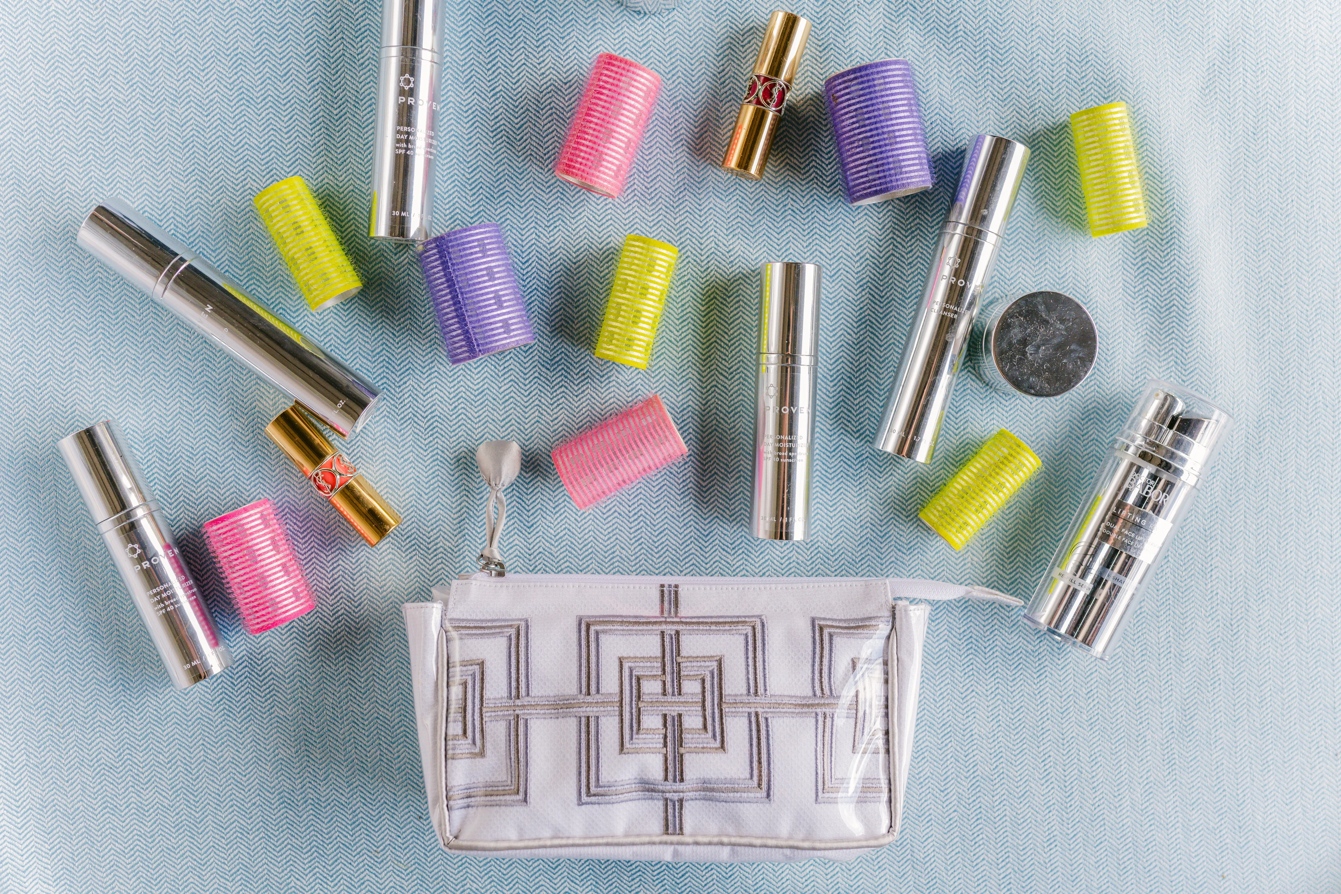 Geometric Small Makeup Bag sold by Lenora product image thumbnail 4